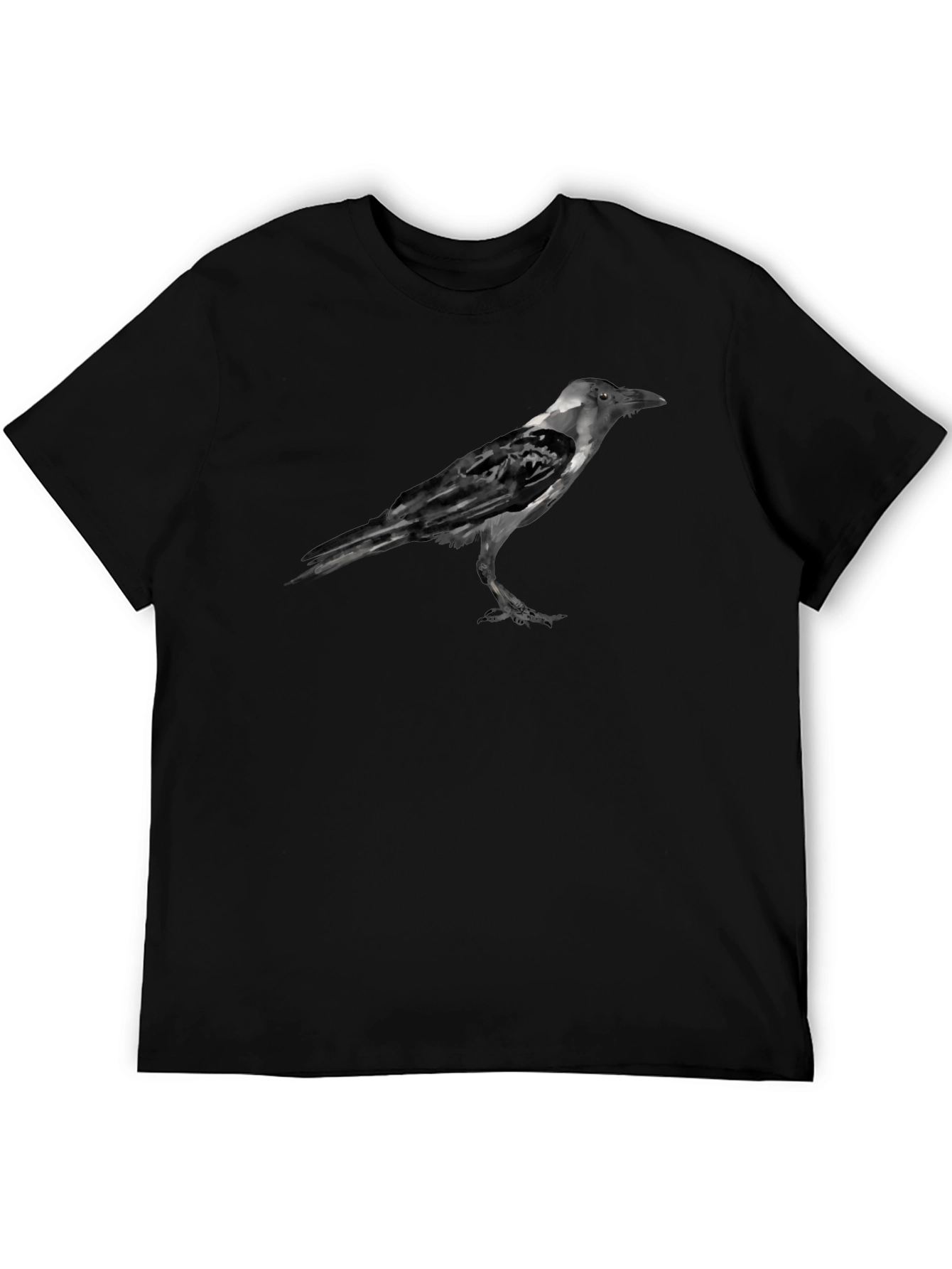 Raven Graphic Black T-Shirt