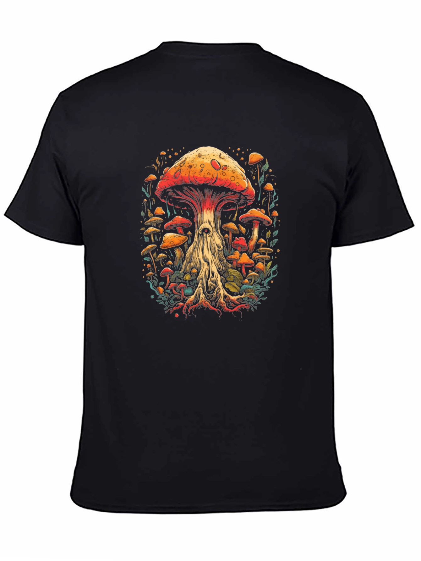 Mushroom Graphic Tee - Unique Artistic Design