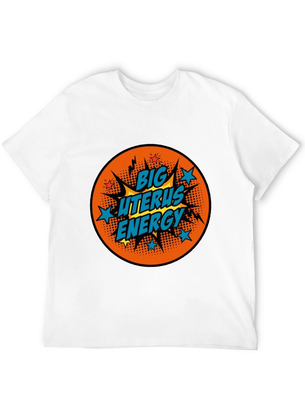 Big Uterus Energy T-Shirt - Black