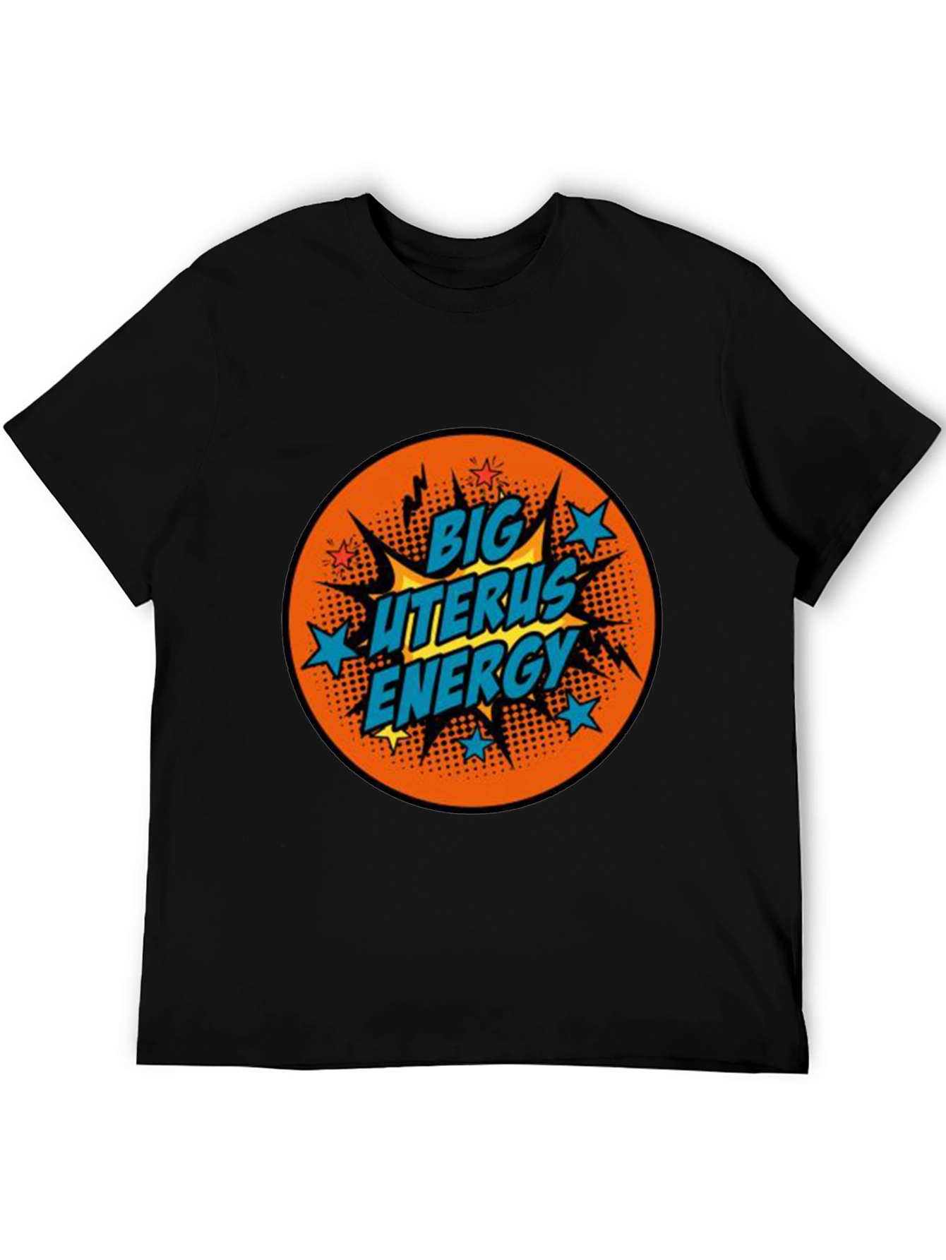 Big Uterus Energy T-Shirt - Black