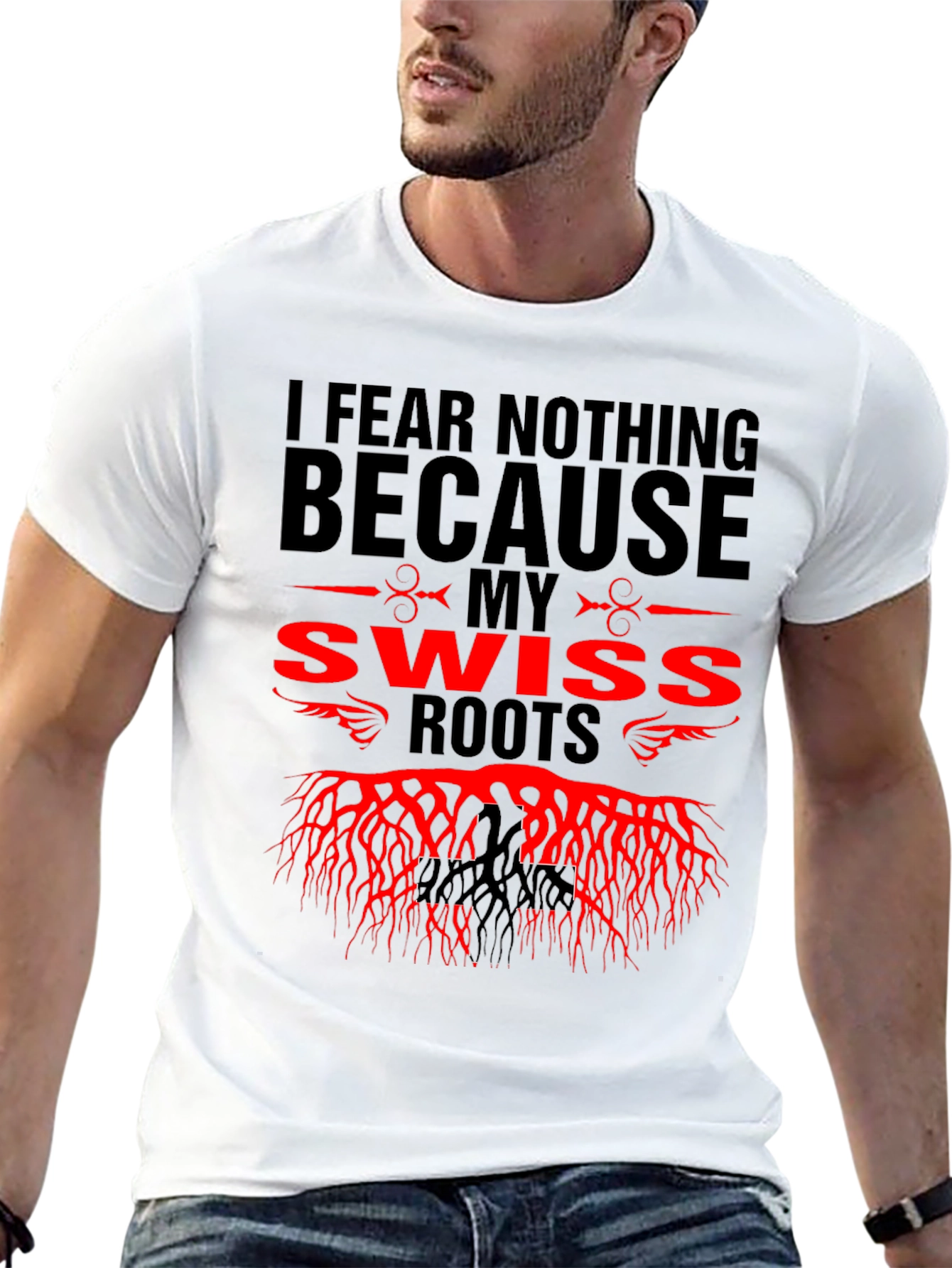 Swiss Roots Graphic Tee - I Fear Nothing