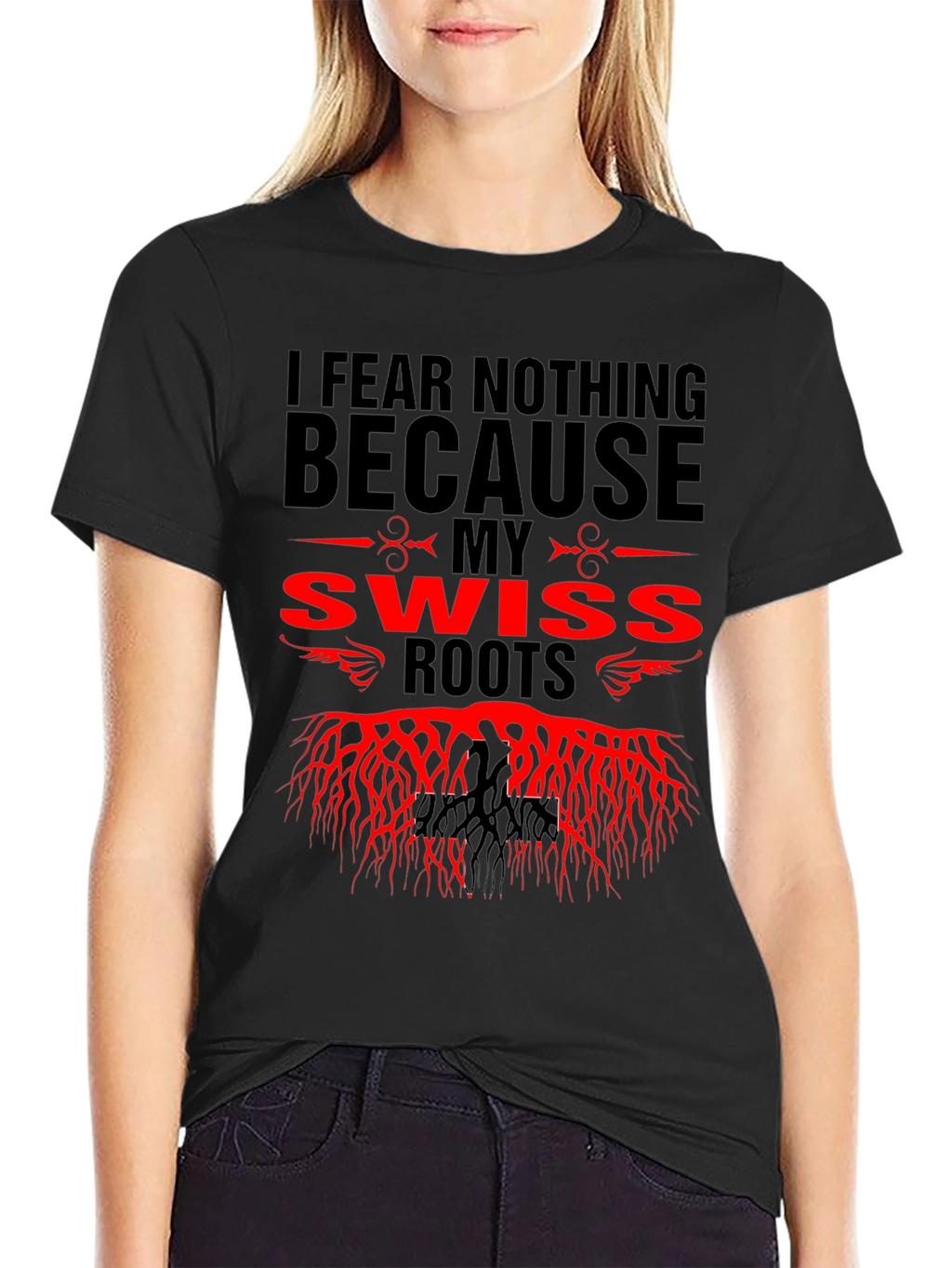 Swiss Roots Graphic Tee - I Fear Nothing