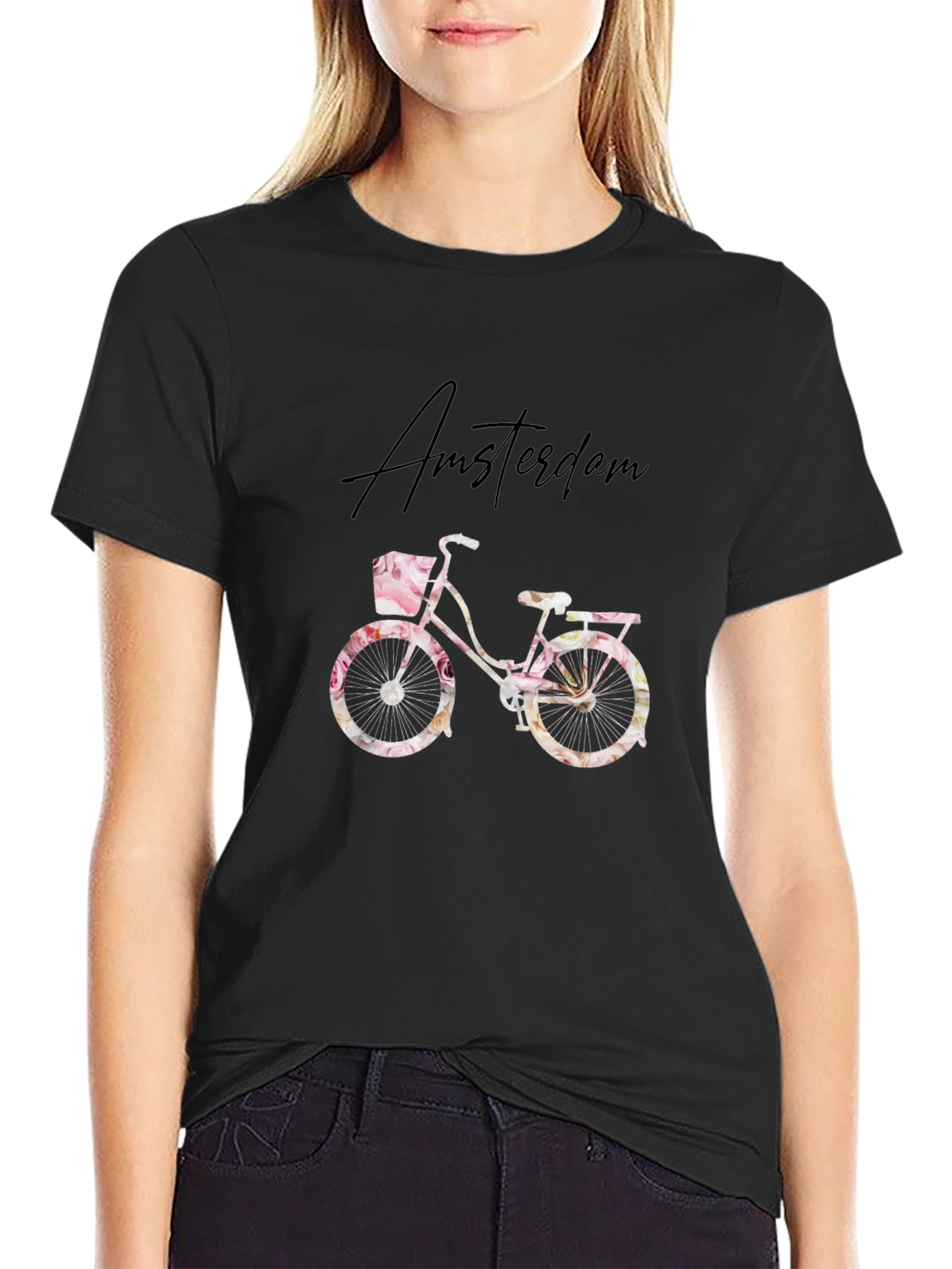 Amsterdam Bike Graphic T-Shirt