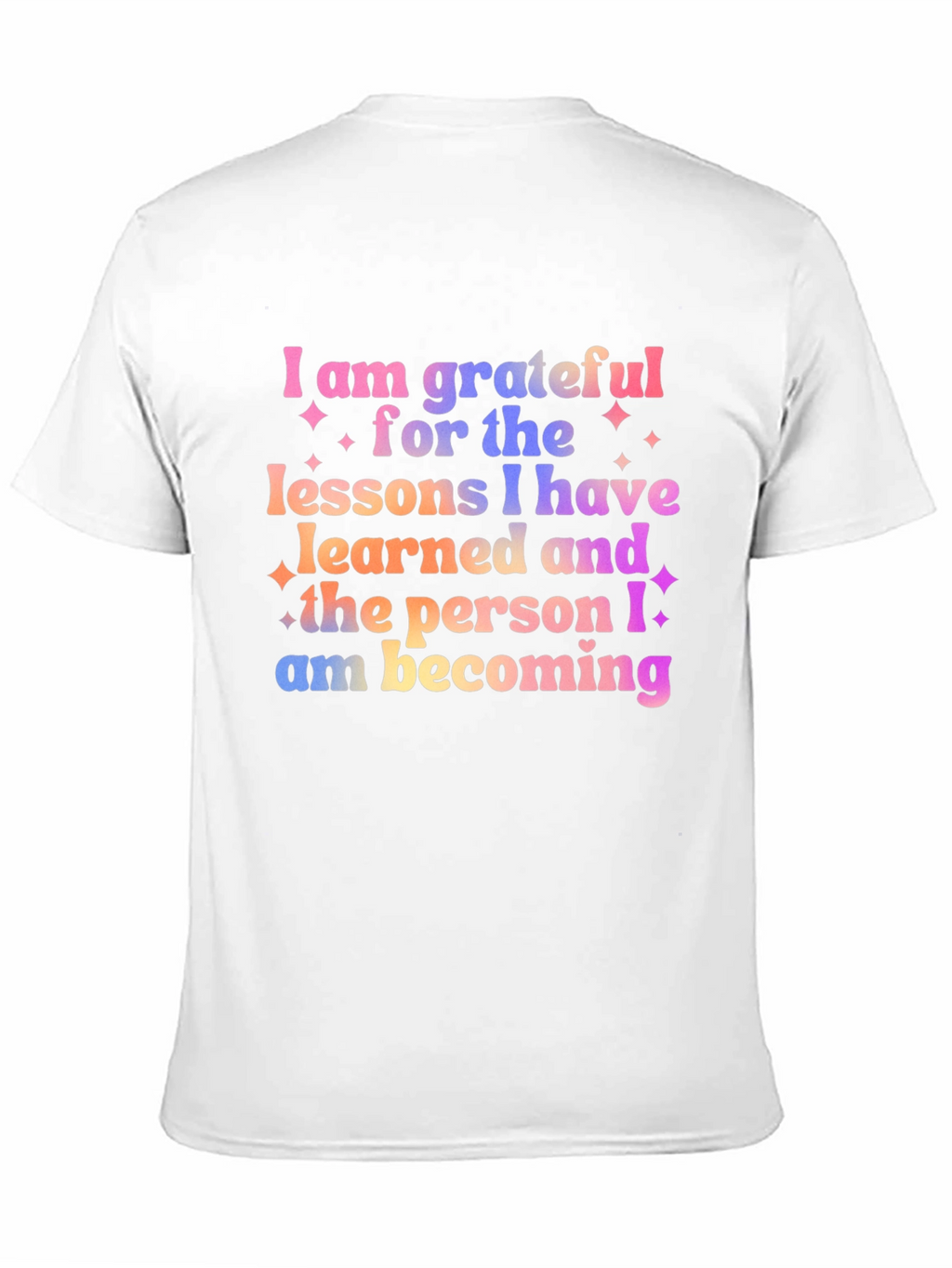 Grateful Lessons Graphic Tee - Motivational Shirt