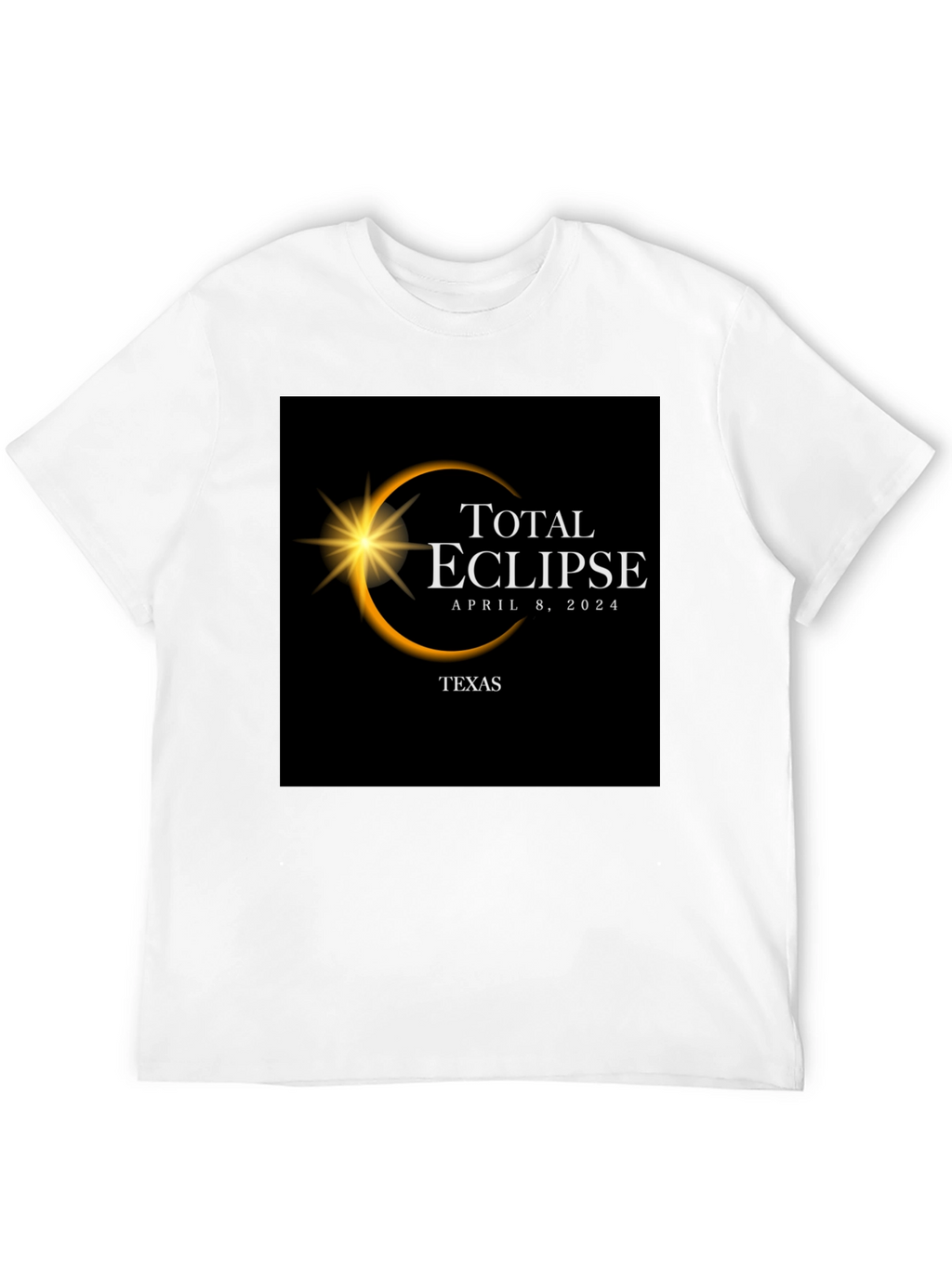 Total Eclipse April 8 2024 Texas T-Shirt