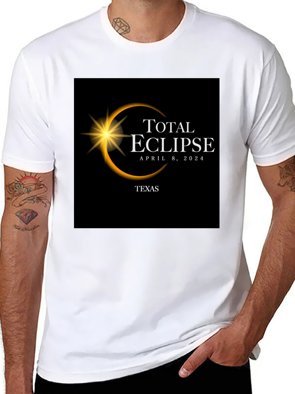 Total Eclipse April 8 2024 Texas T-Shirt