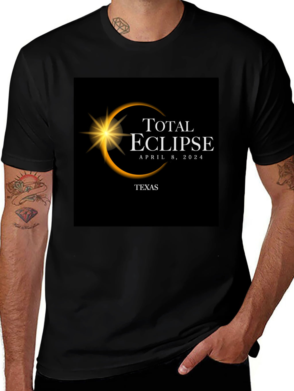 Total Eclipse April 8 2024 Texas T-Shirt