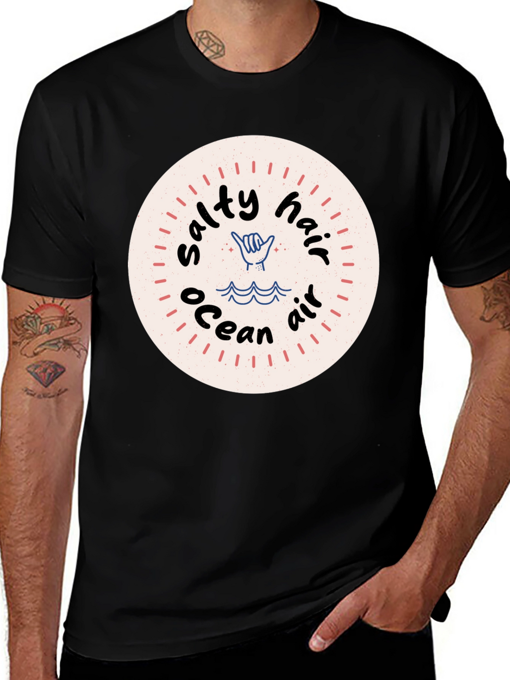 Salty Hair Ocean Air Graphic Tee