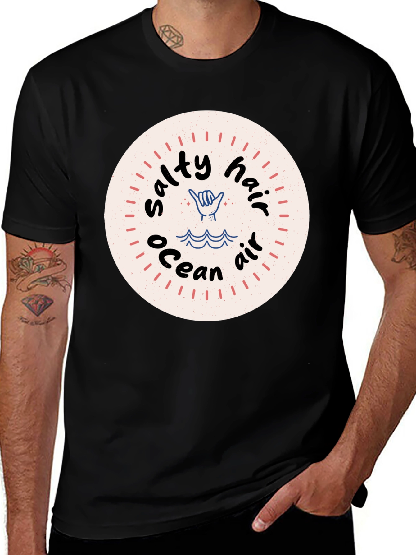 Salty Hair Ocean Air Graphic Tee