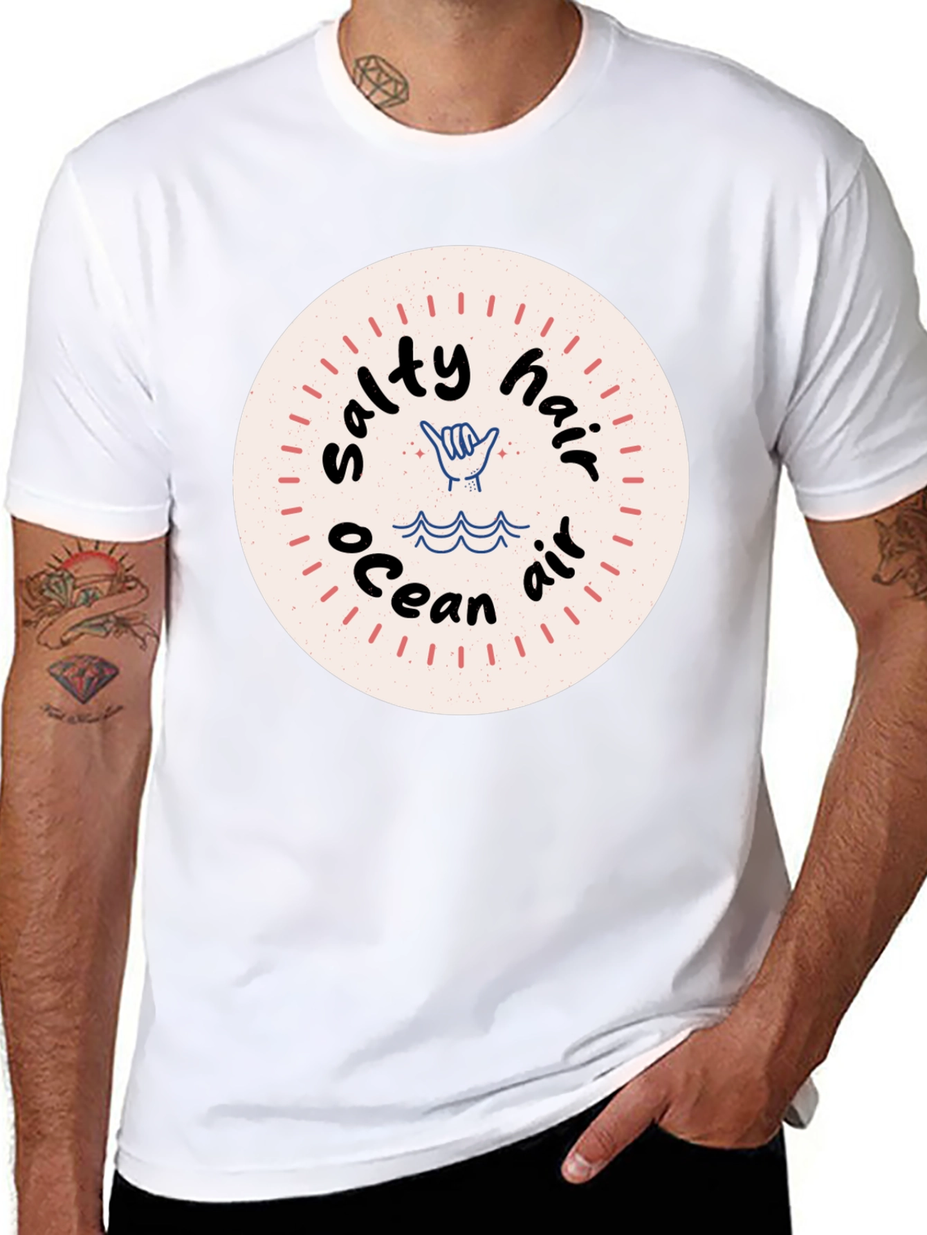Salty Hair Ocean Air Graphic Tee
