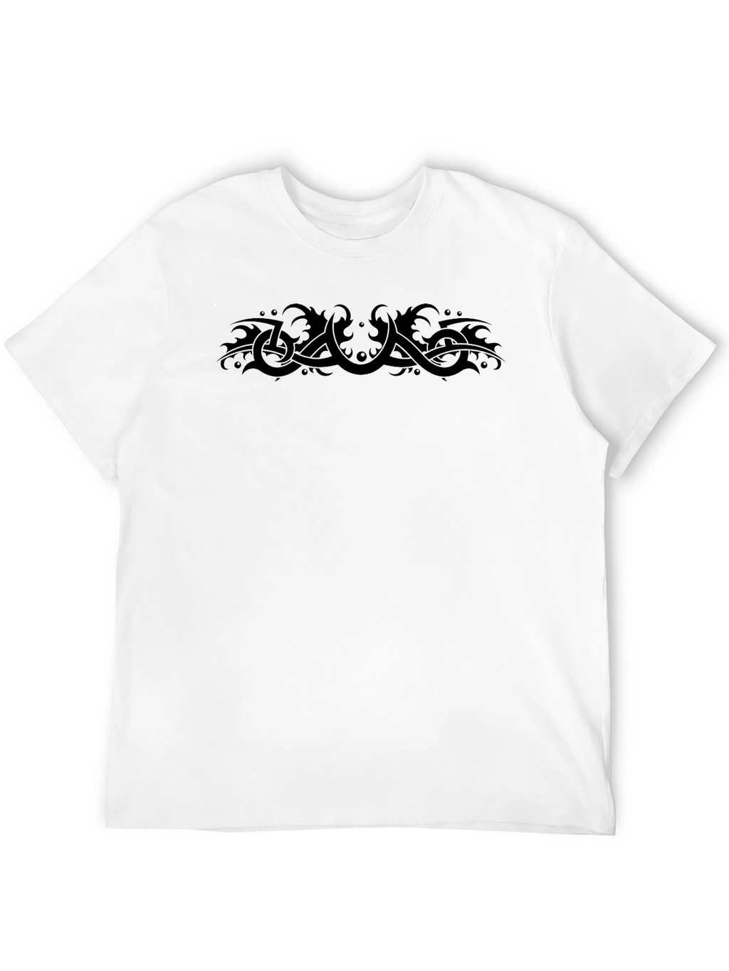 Tribal Graphic Black T-Shirt - Unique Design