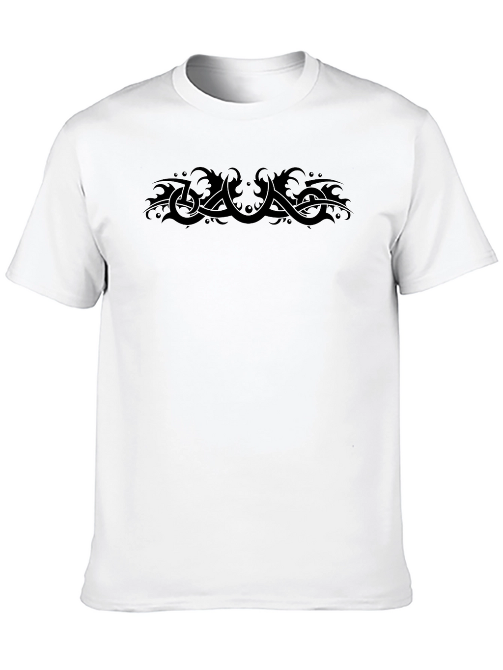 Tribal Graphic Black T-Shirt - Unique Design