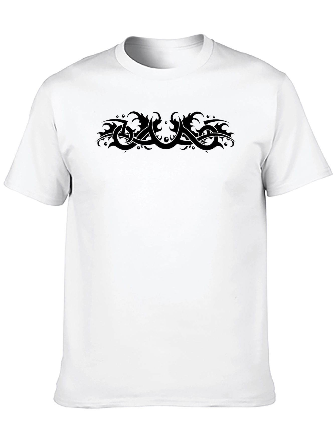 Tribal Graphic Black T-Shirt - Unique Design
