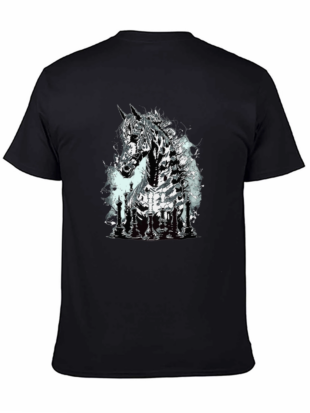 Chess Horse Graphic T-Shirt