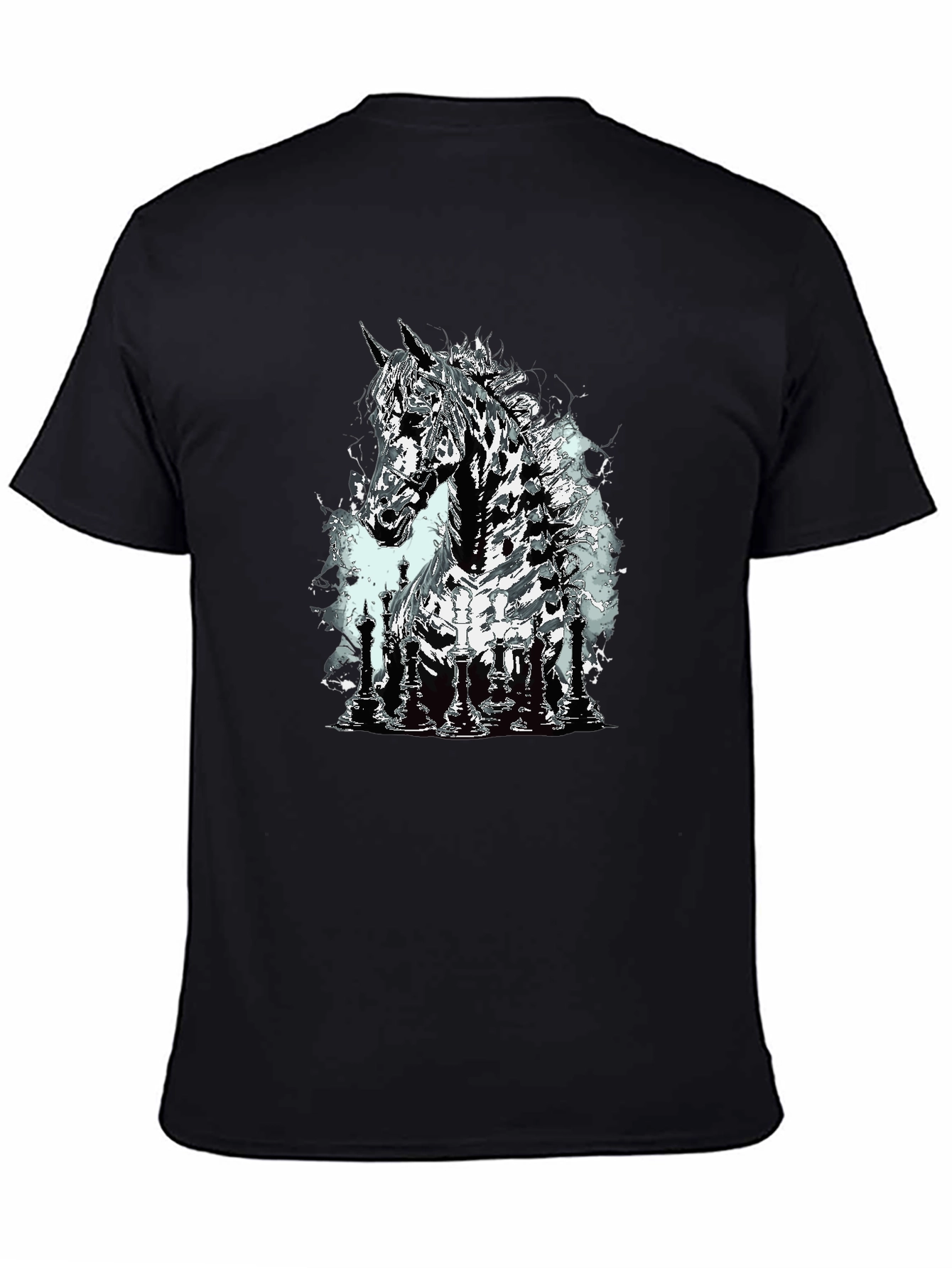Chess Horse Graphic T-Shirt