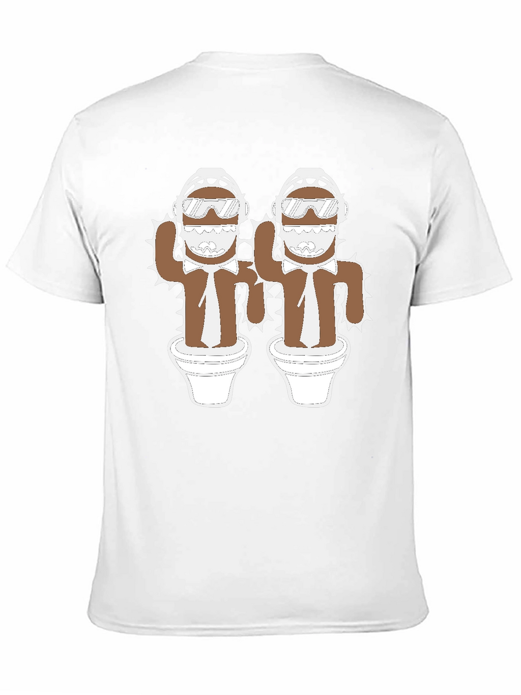 Cactus Bros Black T-Shirt - Unique Graphic Tee