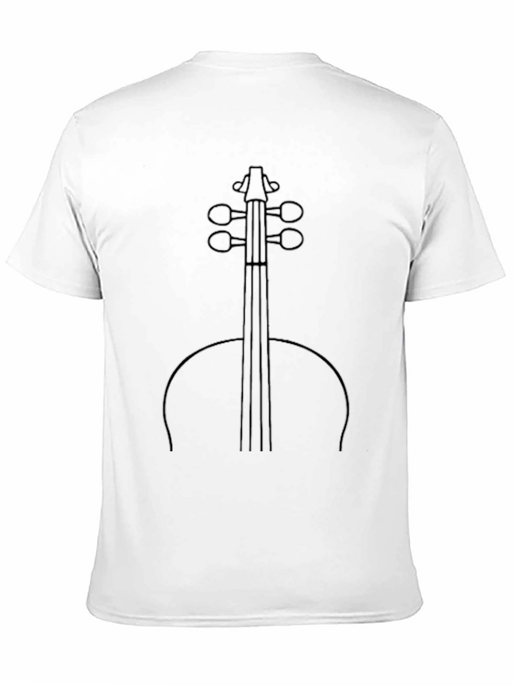 Cello Graphic Tee - Musical Instrument Shirt