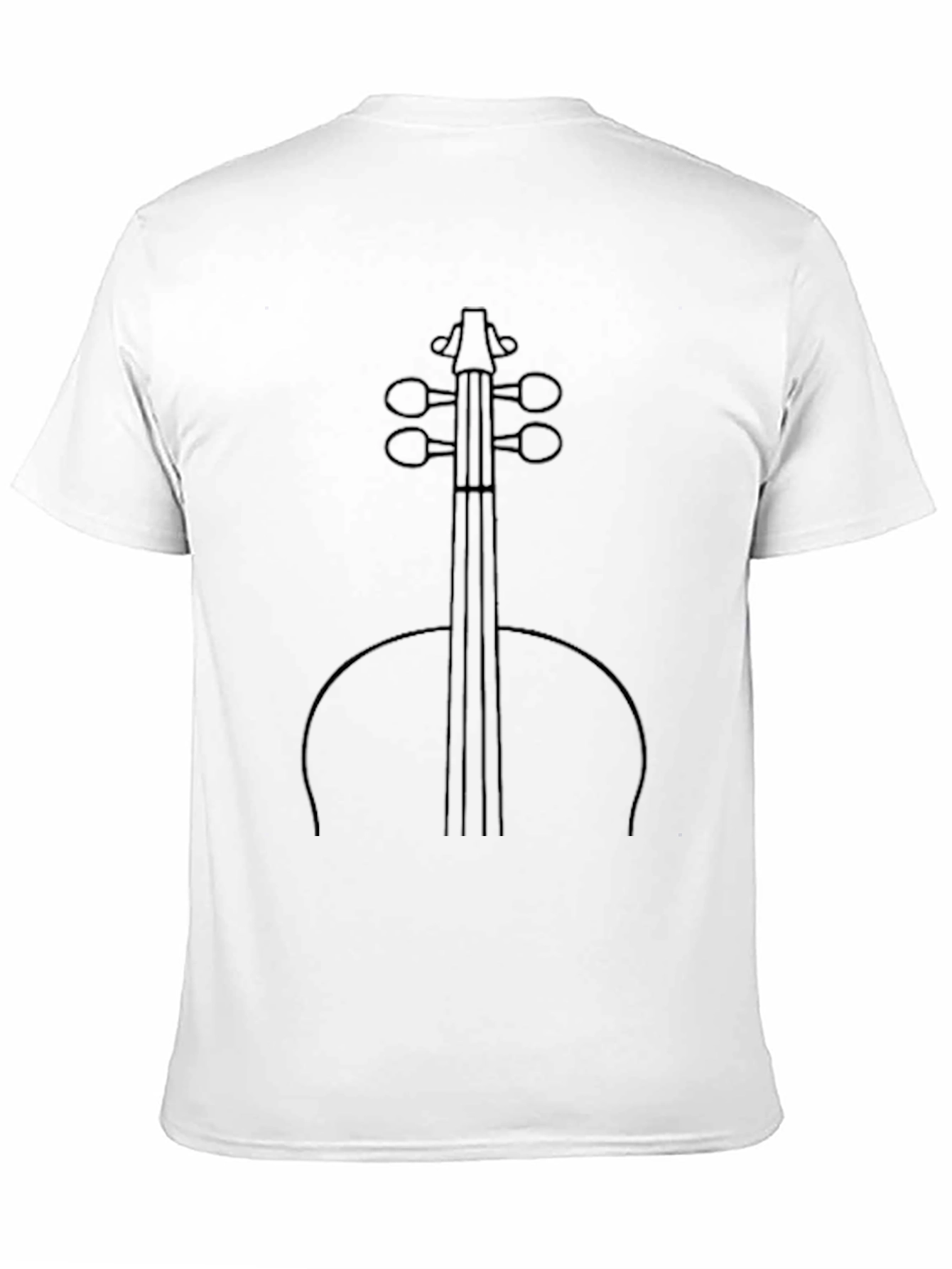 Cello Graphic Tee - Musical Instrument Shirt