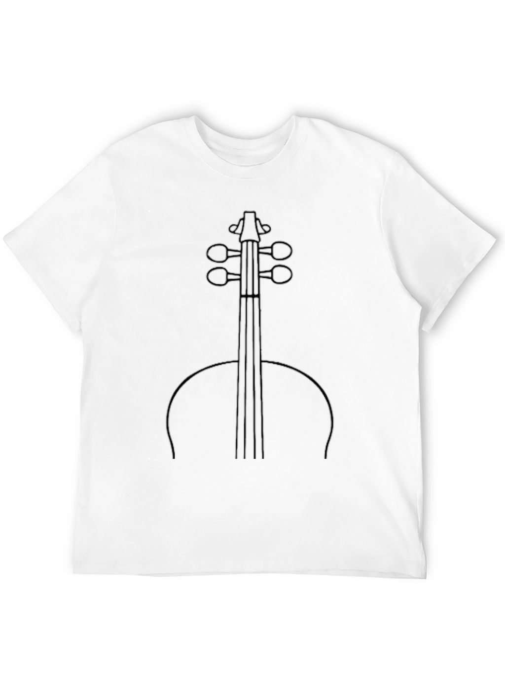 Cello Graphic Tee - Musical Instrument Shirt