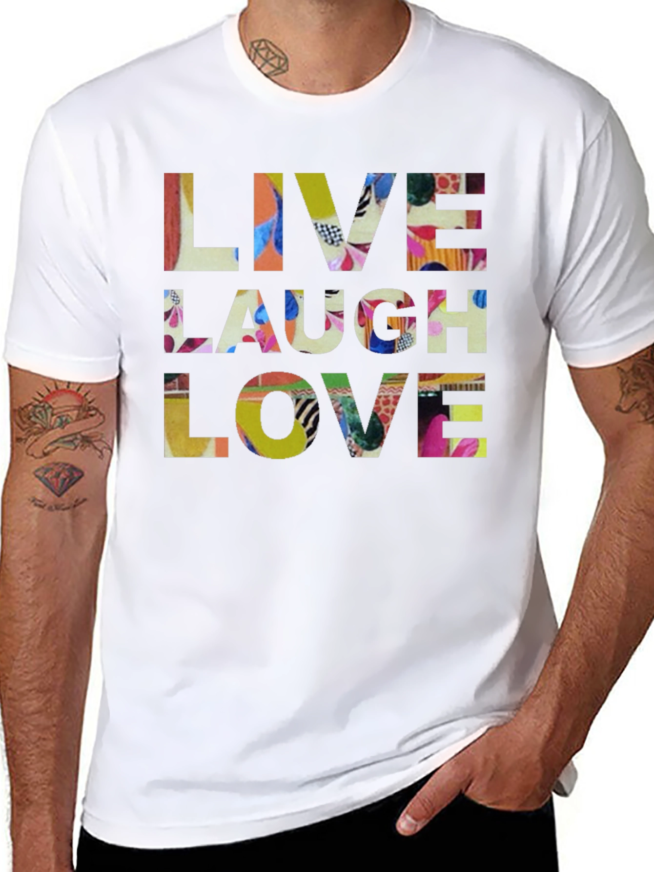 Live Laugh Love Graphic T-Shirt