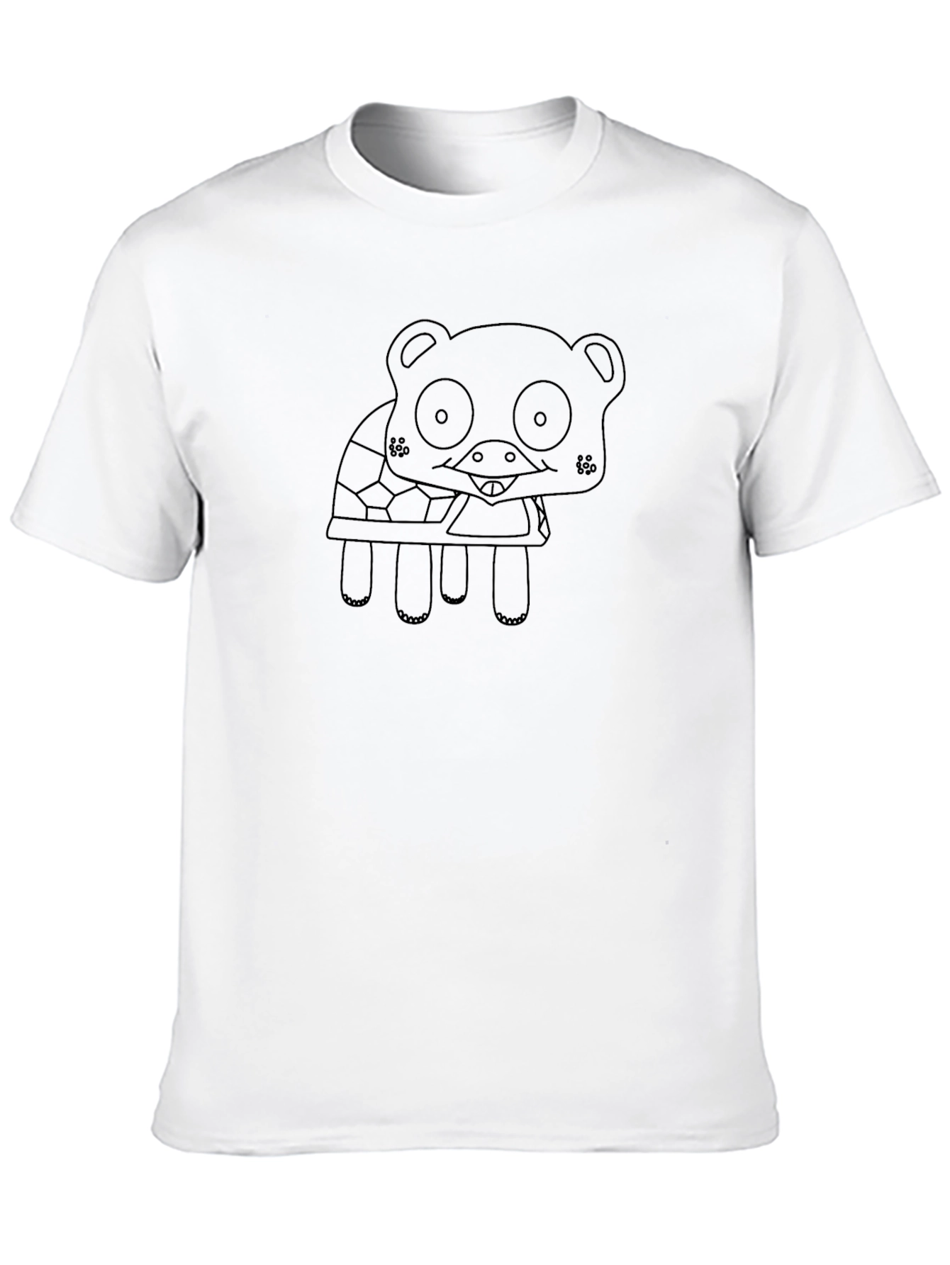 Turtle Bear Black Tee