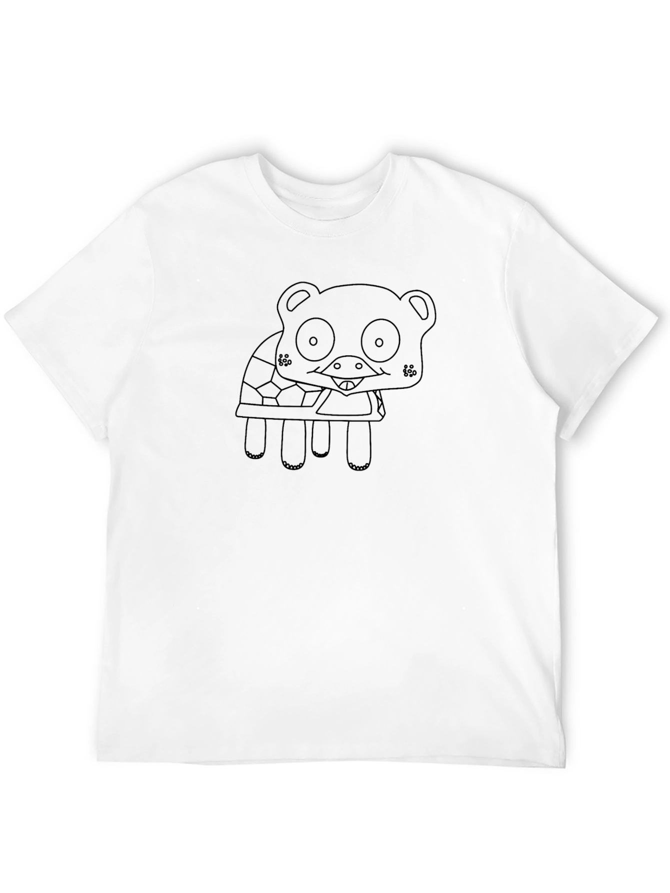 Turtle Bear Black Tee