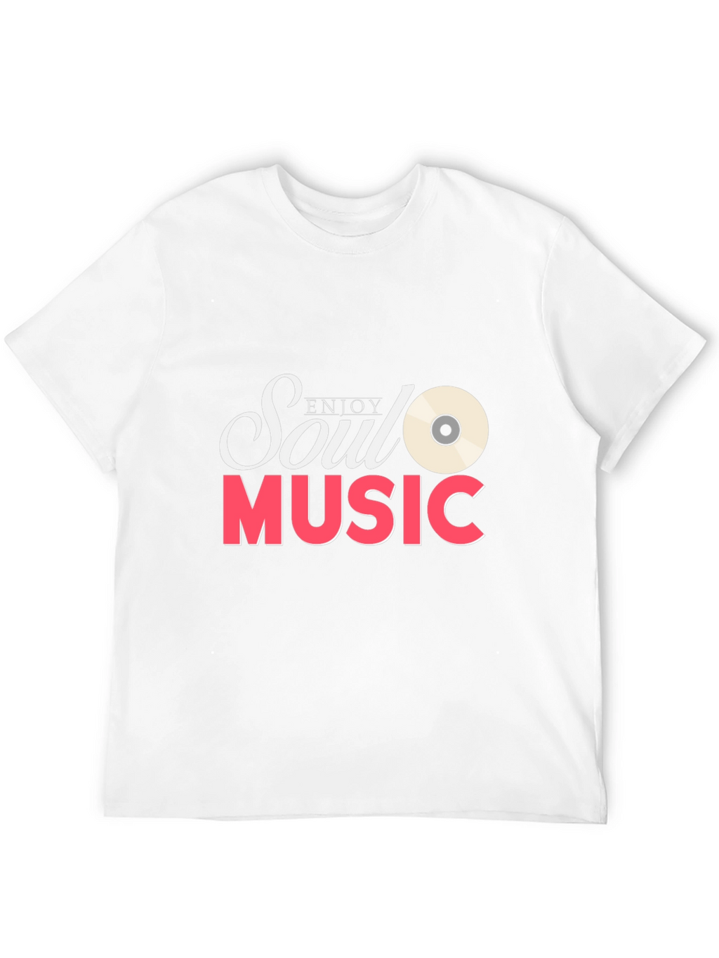 Soul Music Graphic Tee - Black Cotton T-Shirt