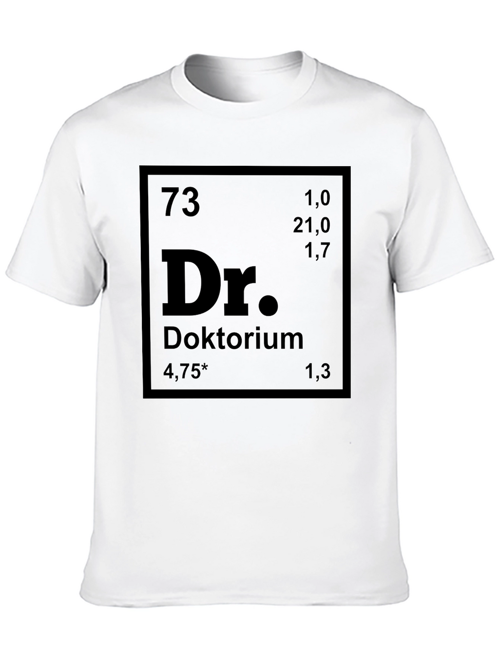 Periodic Table Doktorium Black T-Shirt