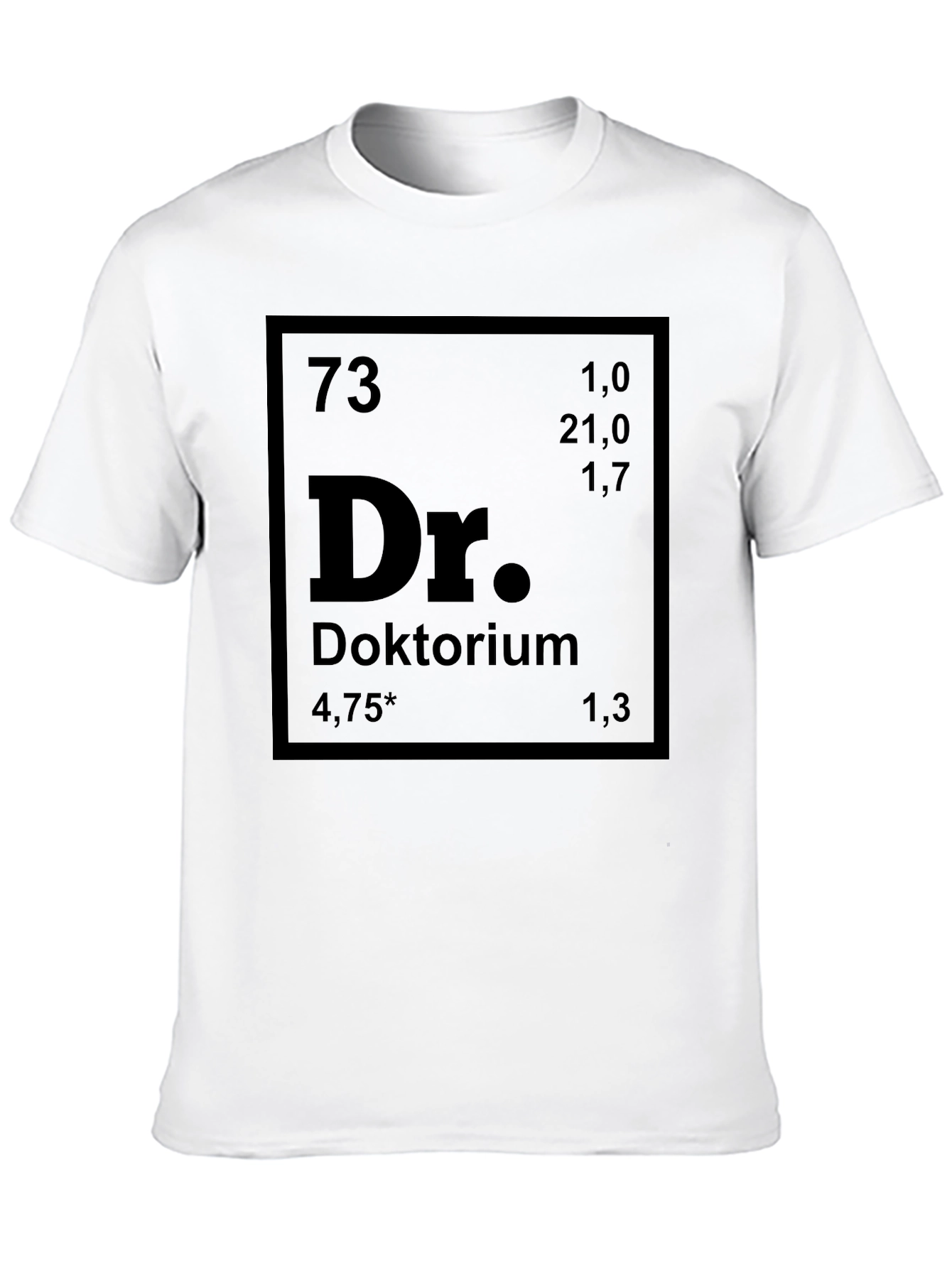 Periodic Table Doktorium Black T-Shirt