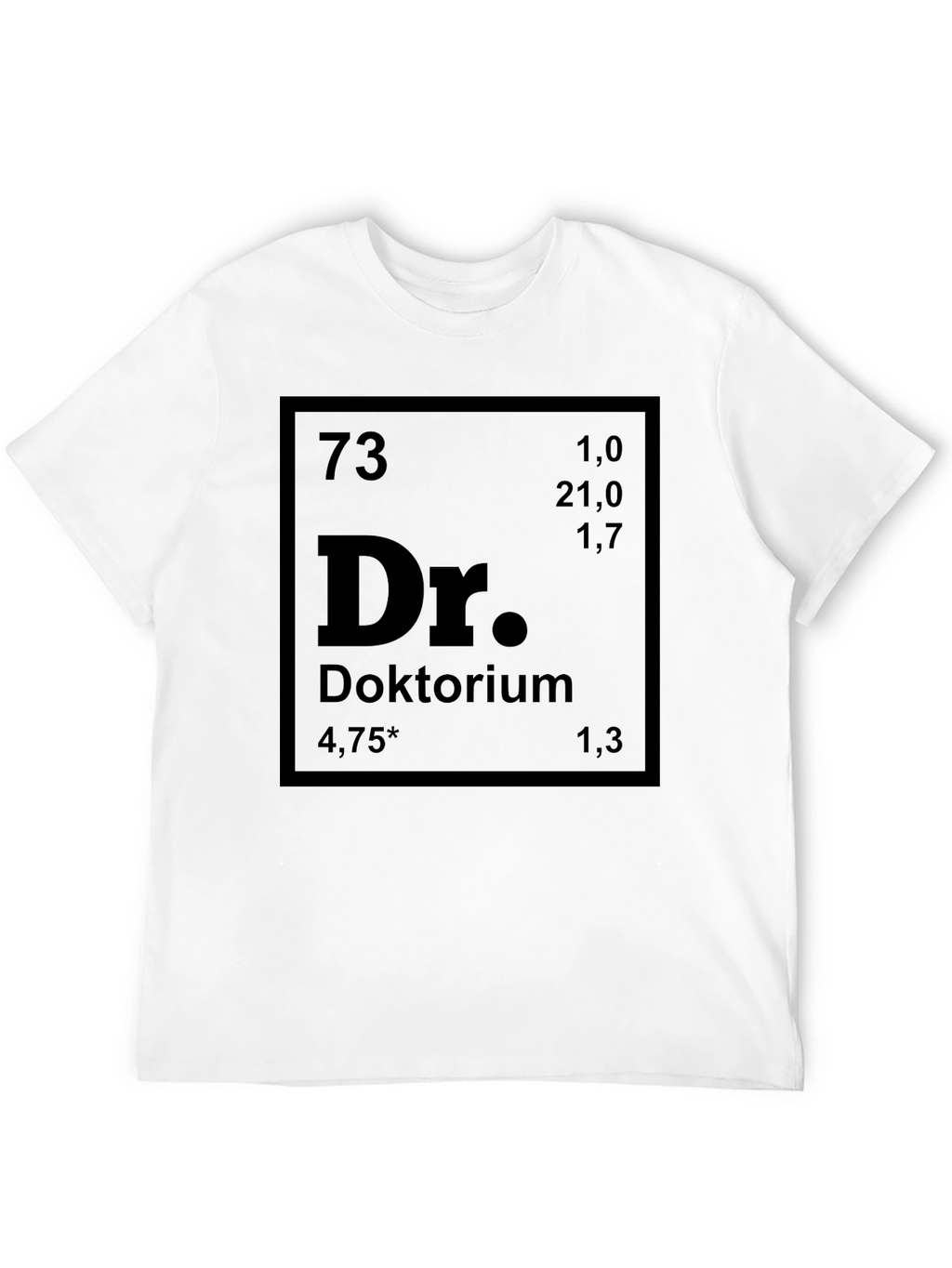 Periodic Table Doktorium Black T-Shirt