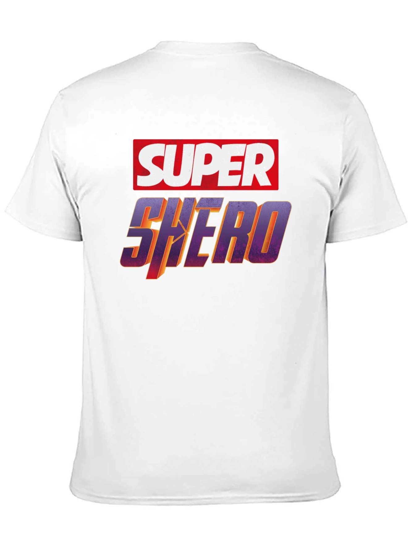 Super Shero Graphic Tee - Black Unisex T-Shirt