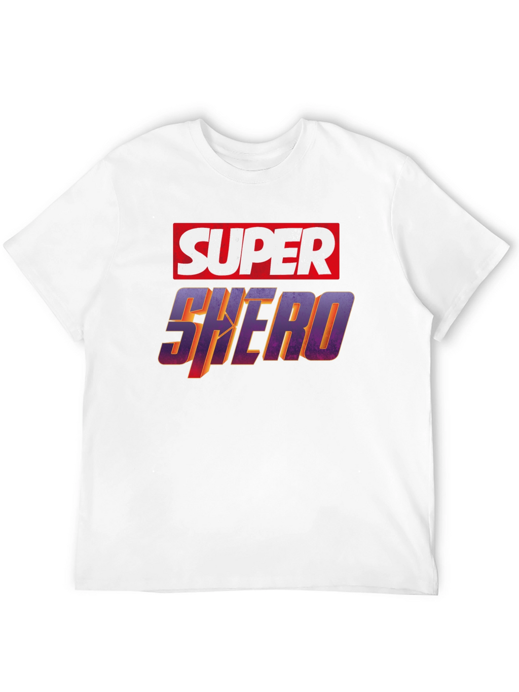 Super Shero Graphic Tee - Black Unisex T-Shirt