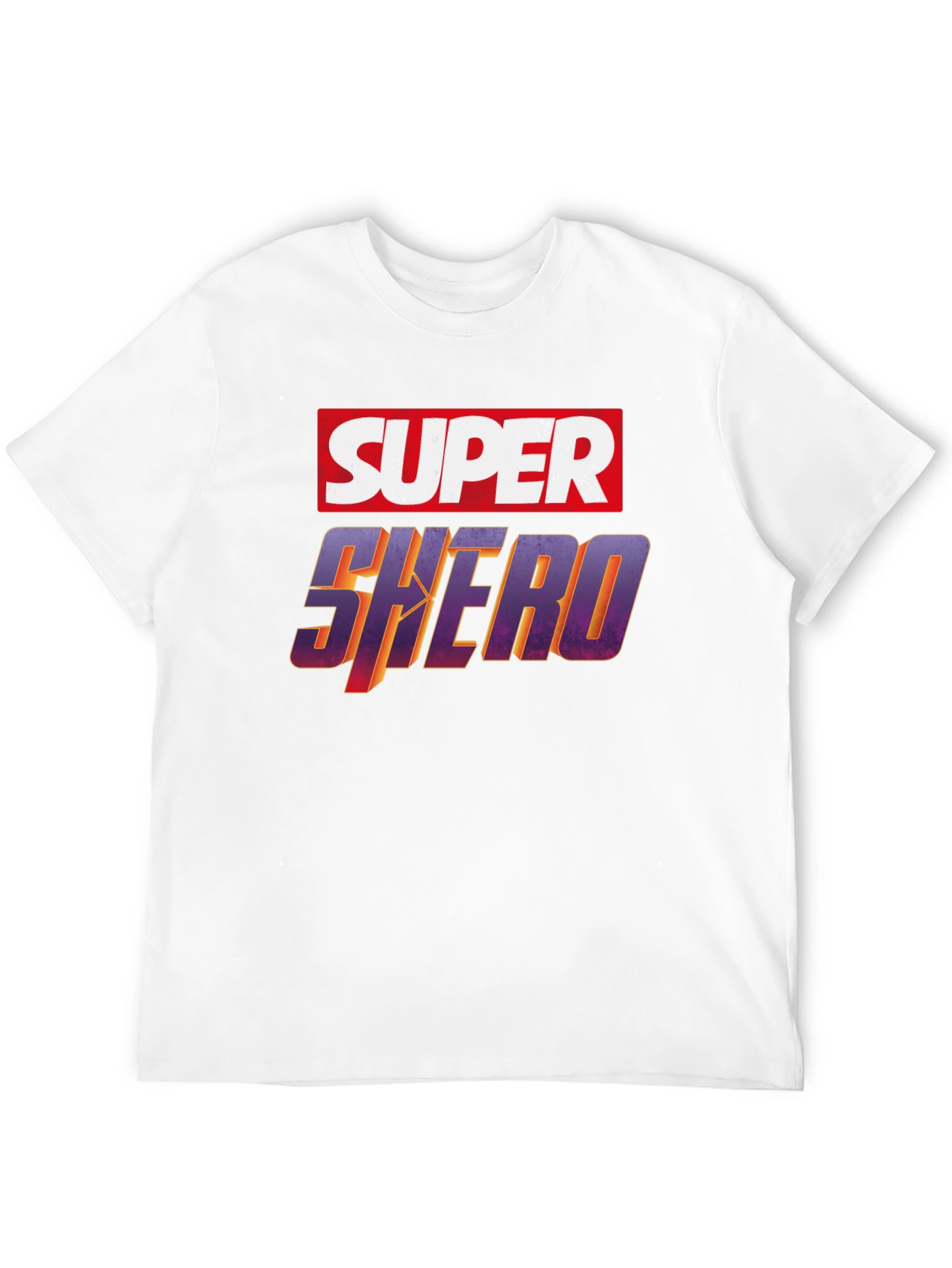 Super Shero Graphic Tee - Black Unisex T-Shirt
