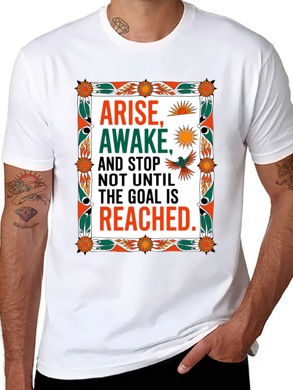 Arise Awake Graphic Tee - Motivational T-Shirt