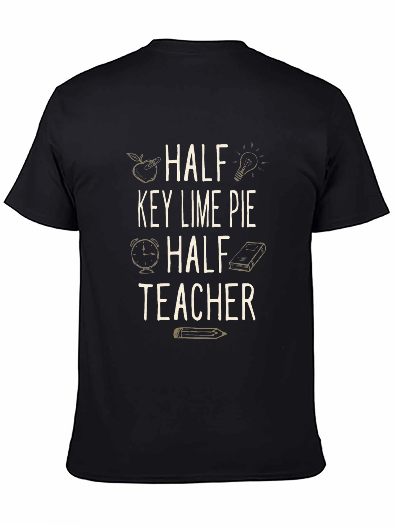 Half Key Lime Pie Half Teacher Graphic T-Shirt