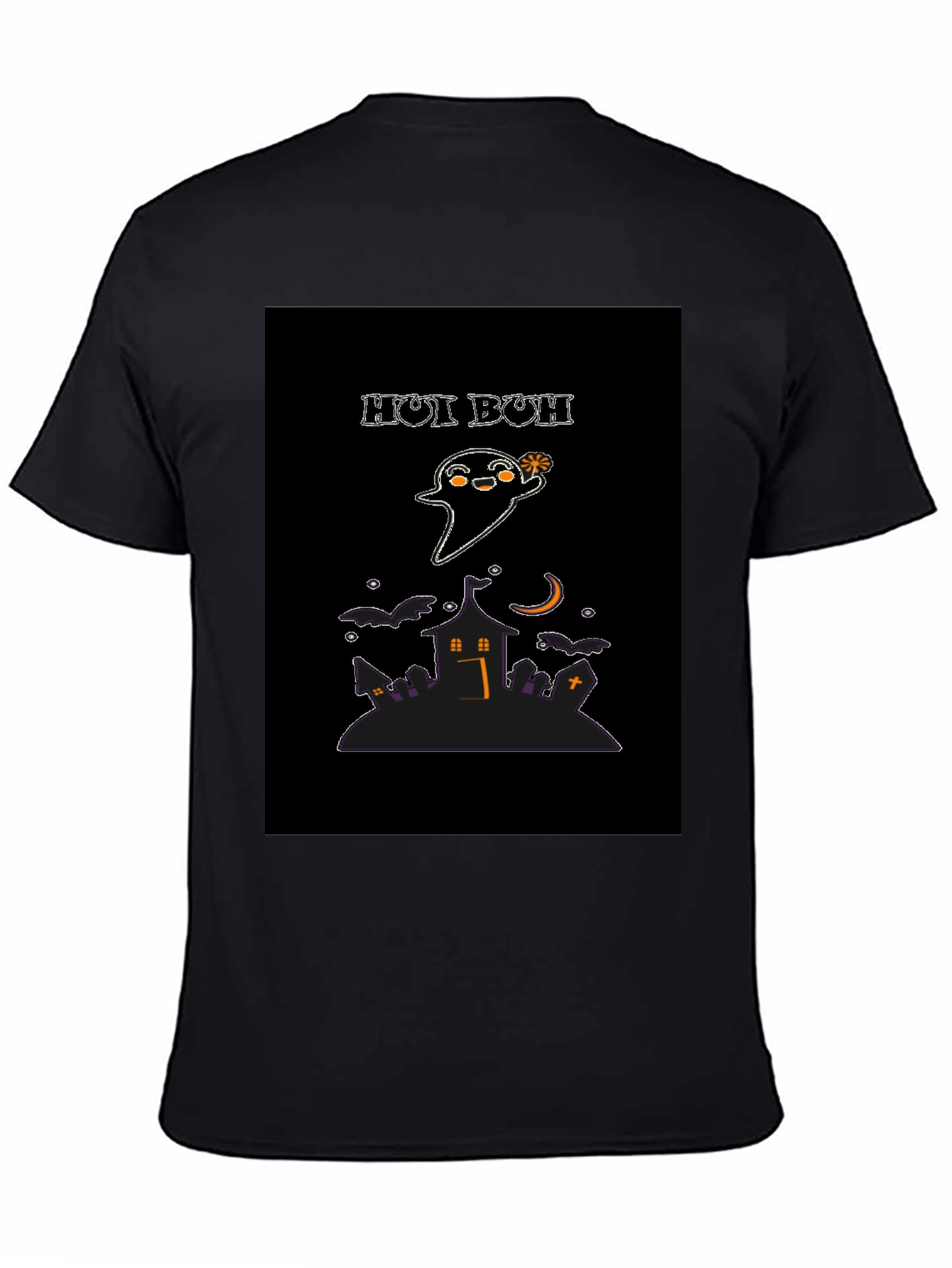 Spooky Season Tee: Hoi Buh Ghost & Haunted House