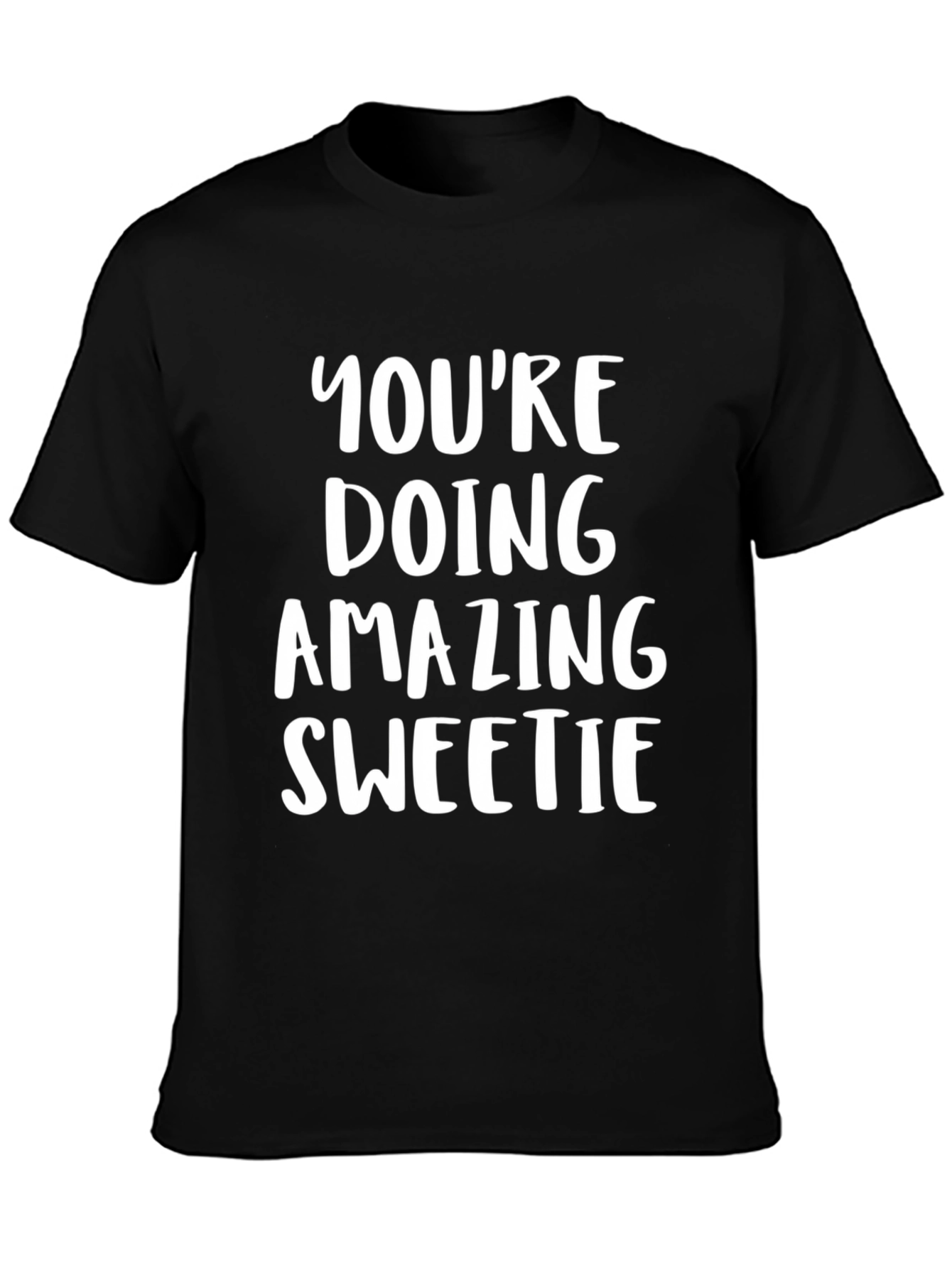 Amazing Sweetie Black Graphic Tee