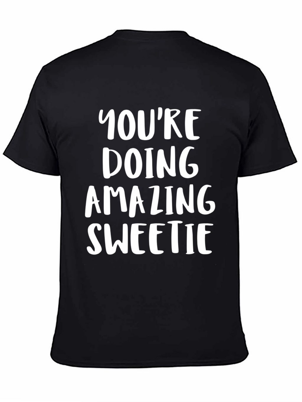 Amazing Sweetie Black Graphic Tee