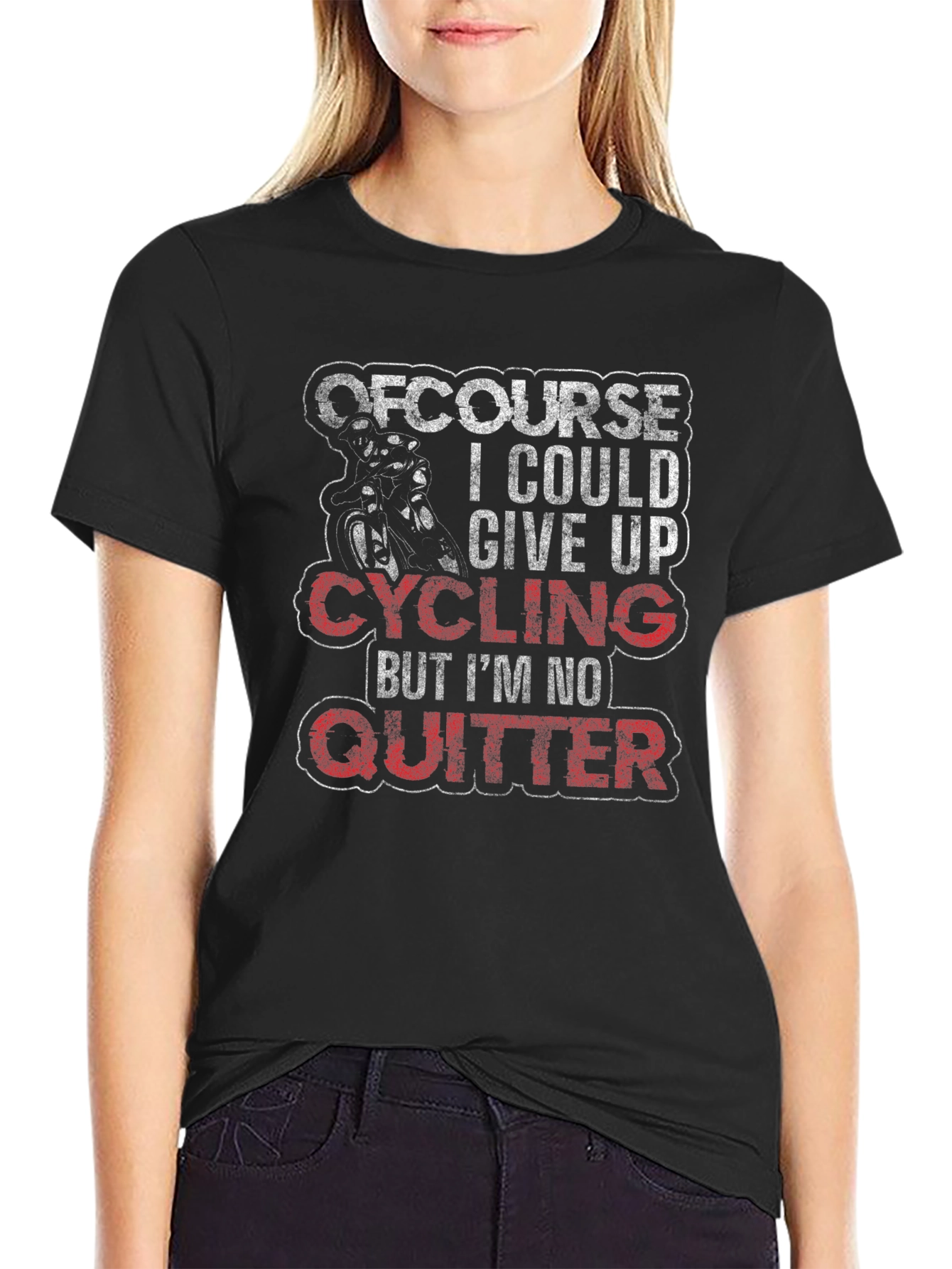 Cycling T-Shirt - Of Course I Could Give Up