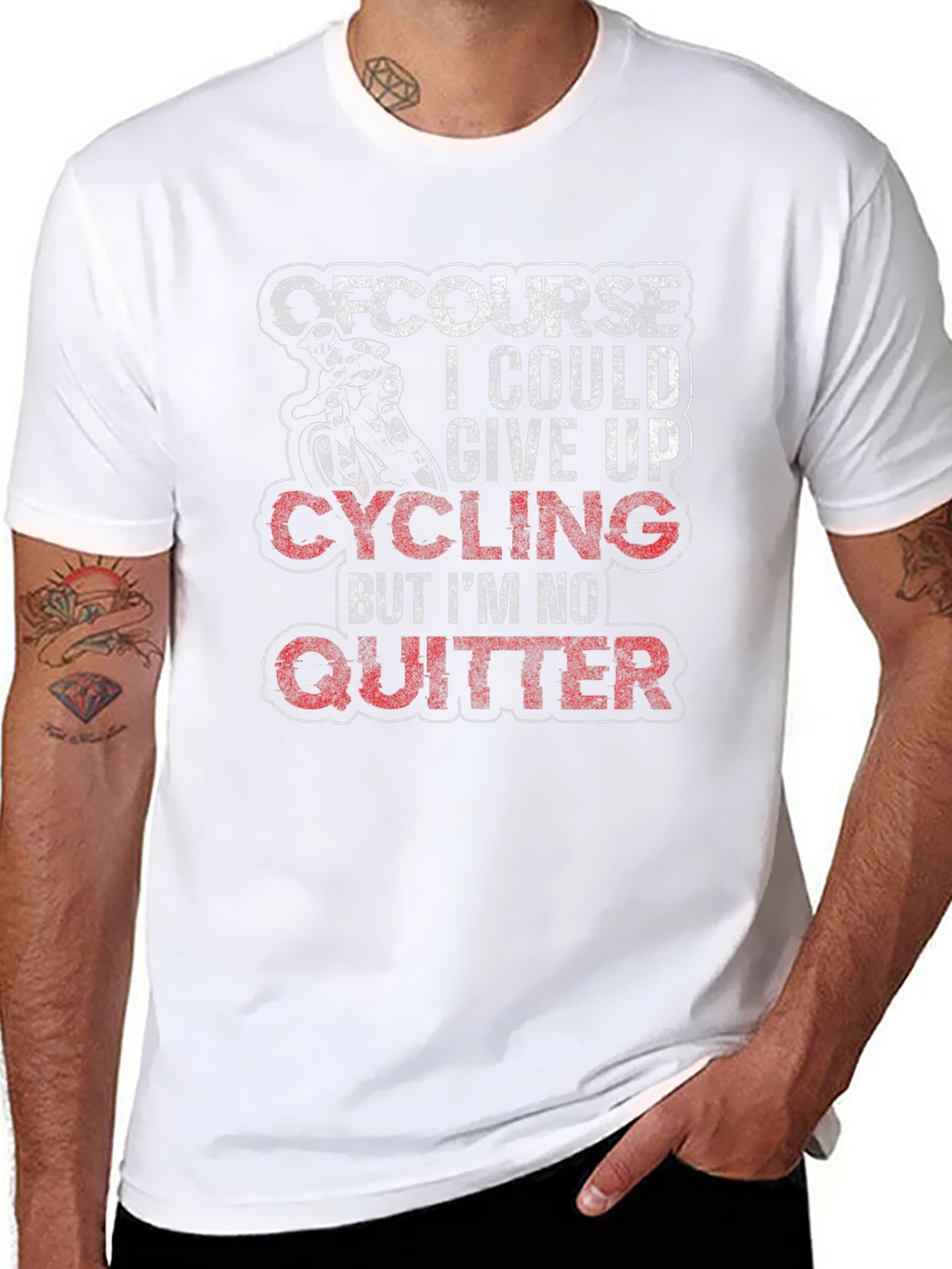Cycling T-Shirt - Of Course I Could Give Up