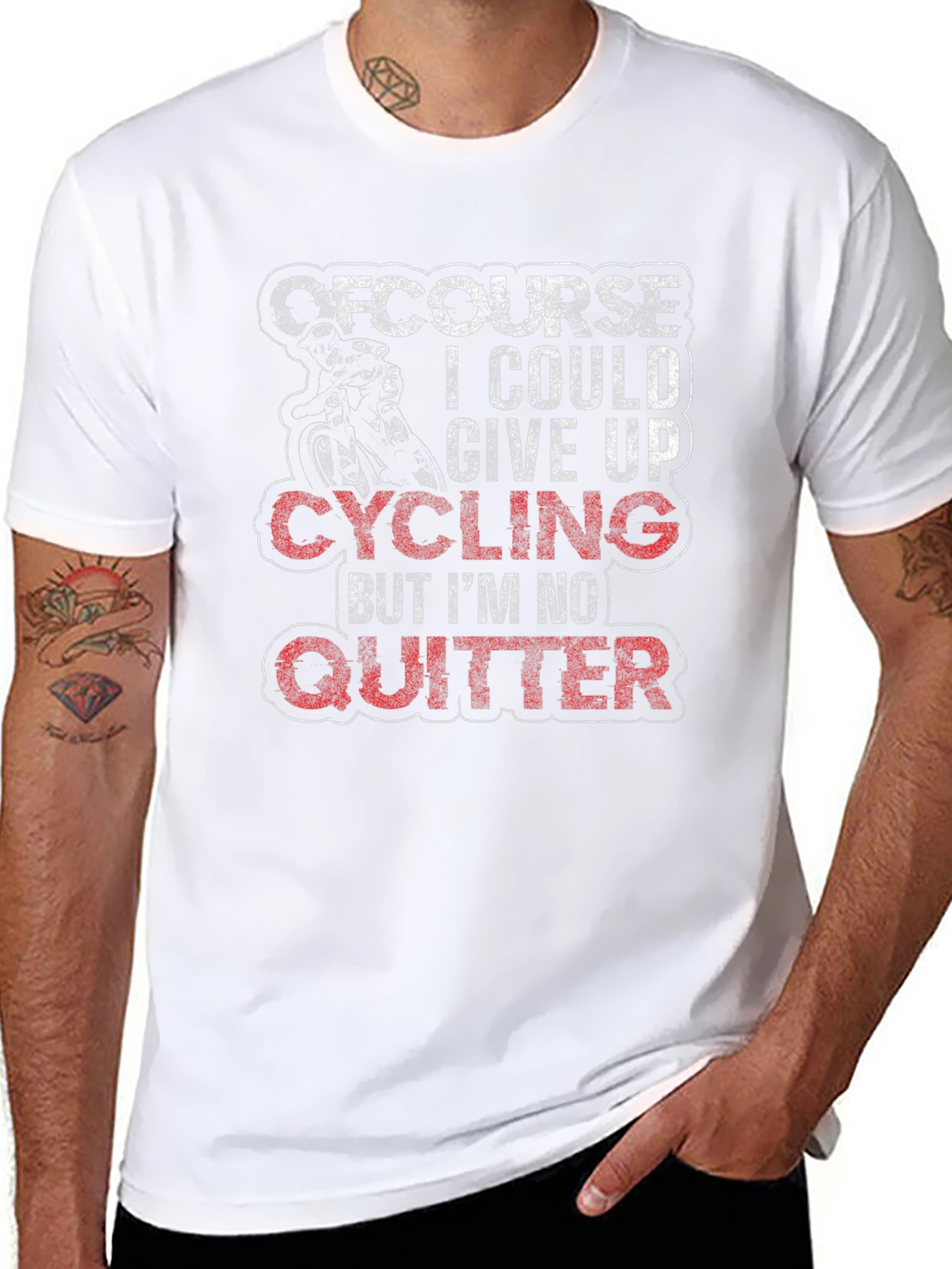 Cycling T-Shirt - Of Course I Could Give Up