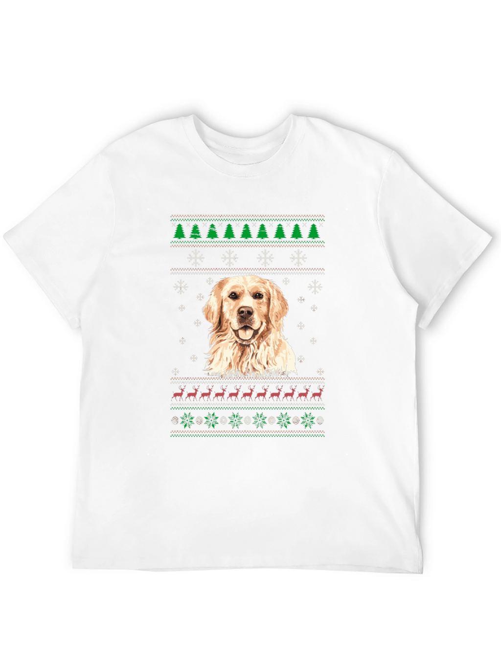 Golden Retriever Christmas Sweater T-Shirt