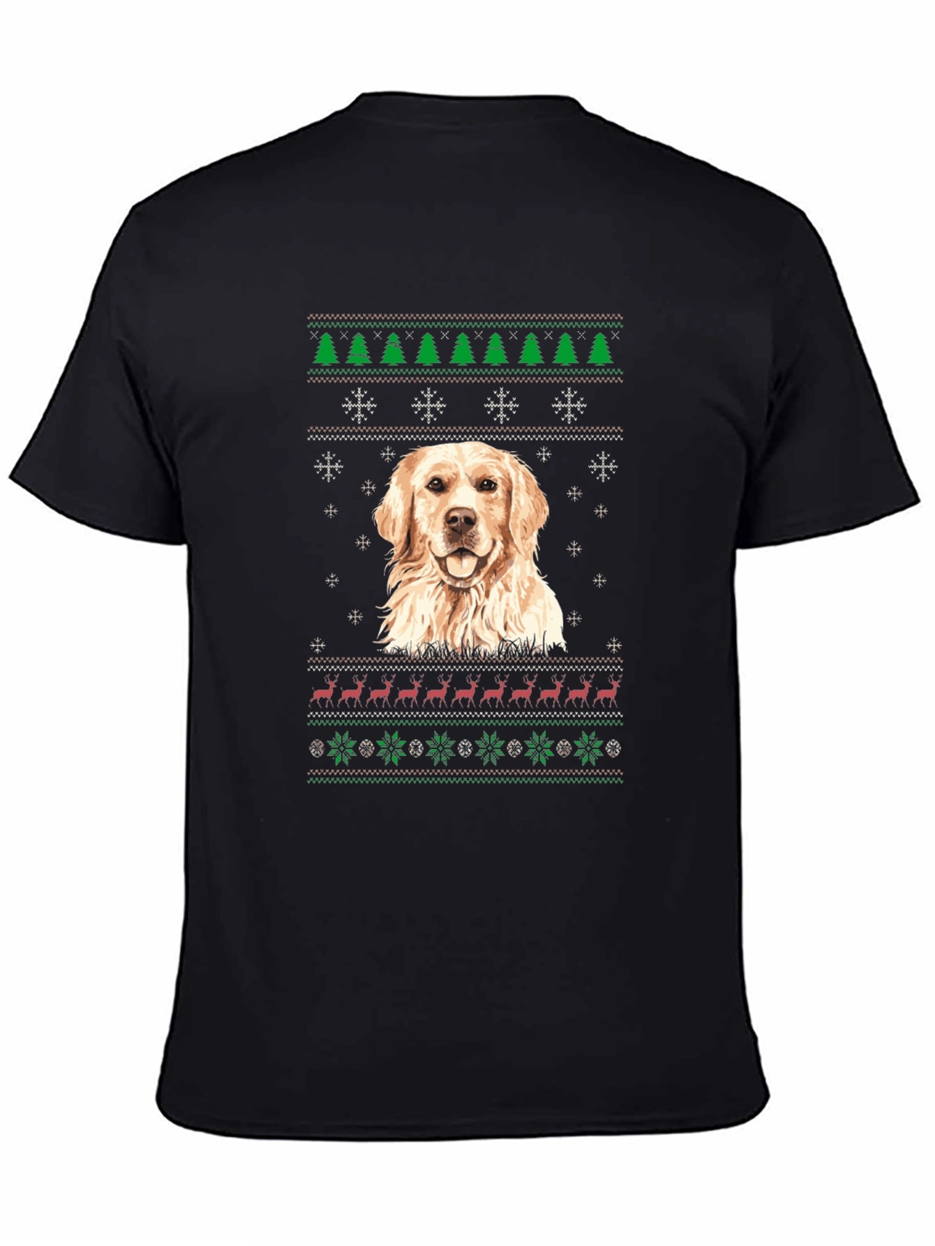 Golden Retriever Christmas Sweater T-Shirt