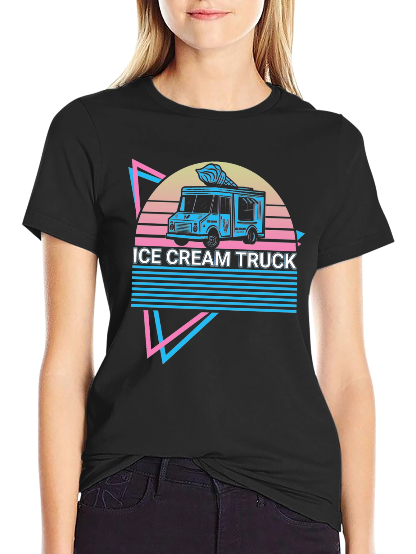 Retro Ice Cream Truck Graphic Tee