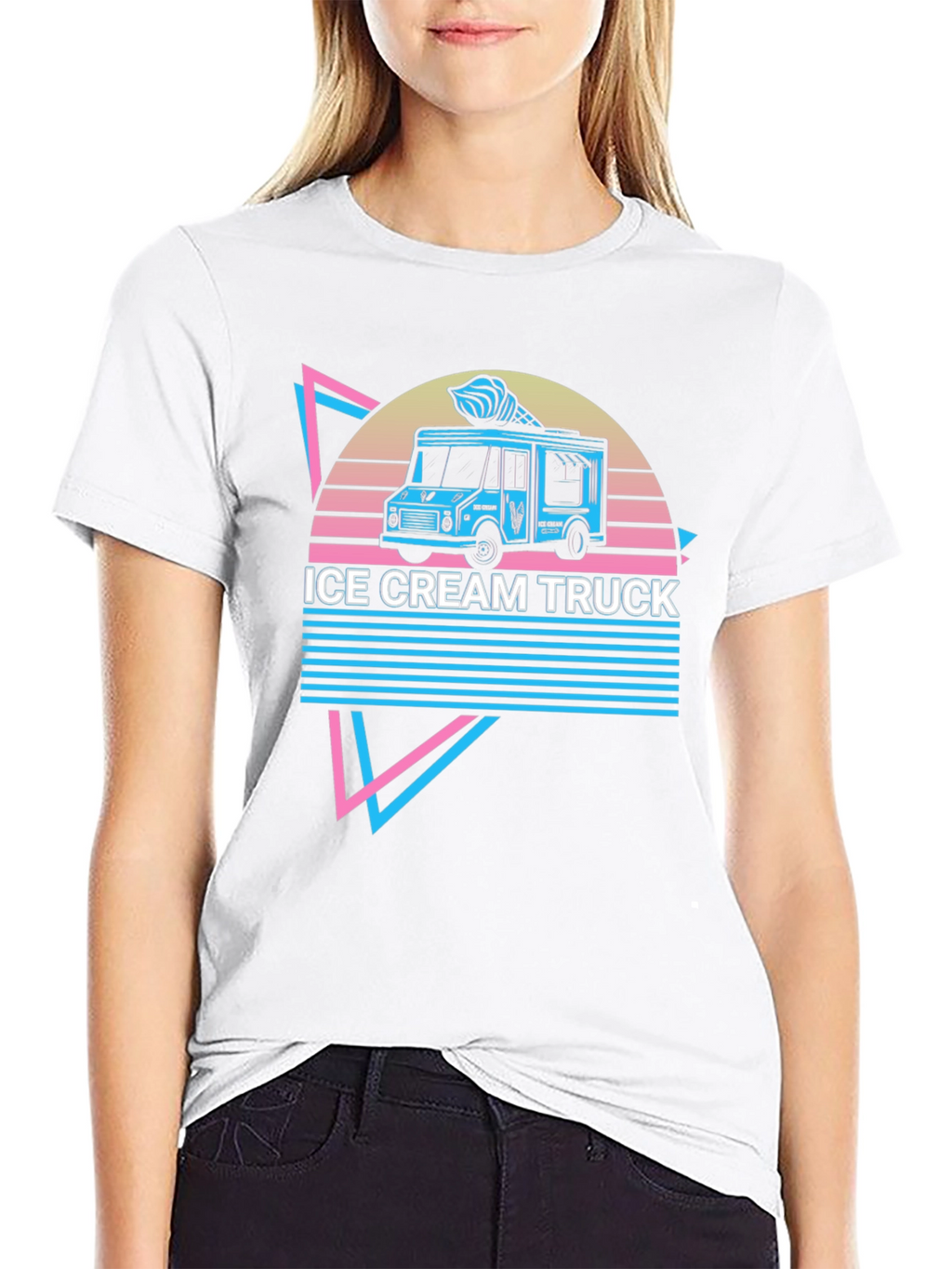Retro Ice Cream Truck Graphic Tee