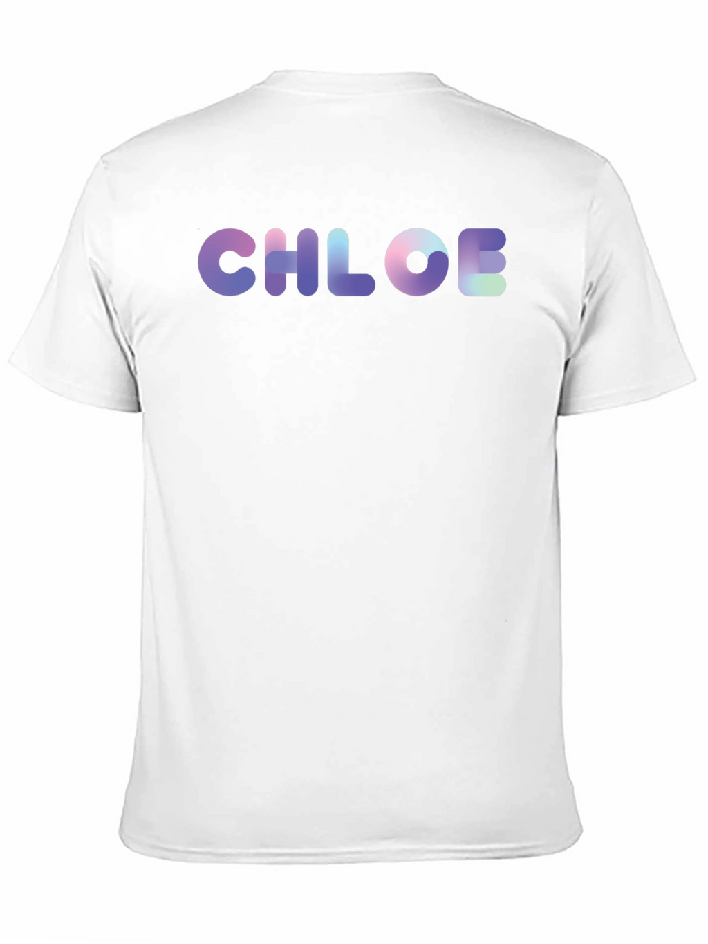 Chloe Personalized Gradient T-Shirt - Trendy & Unique