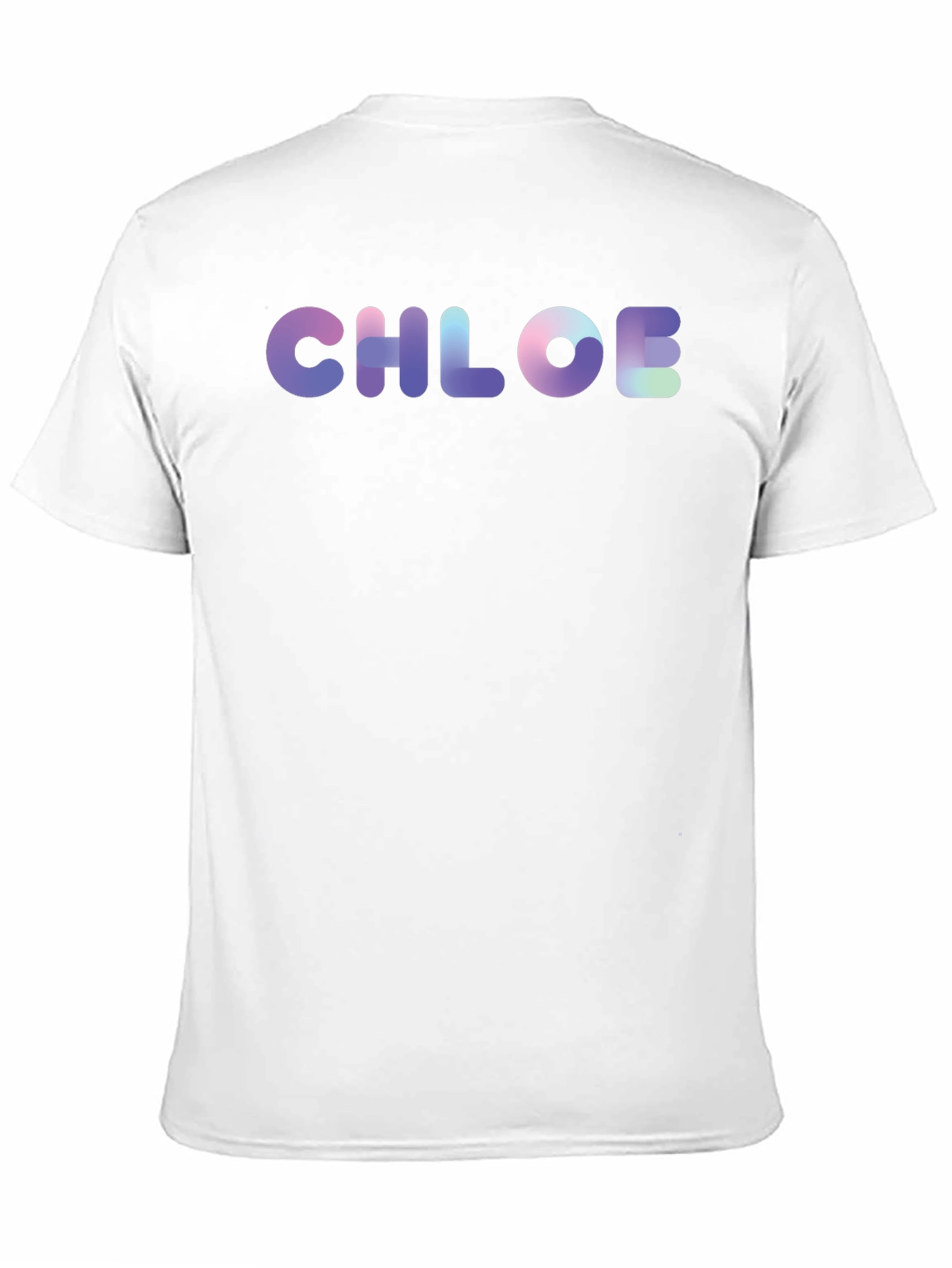 Chloe Personalized Gradient T-Shirt - Trendy & Unique