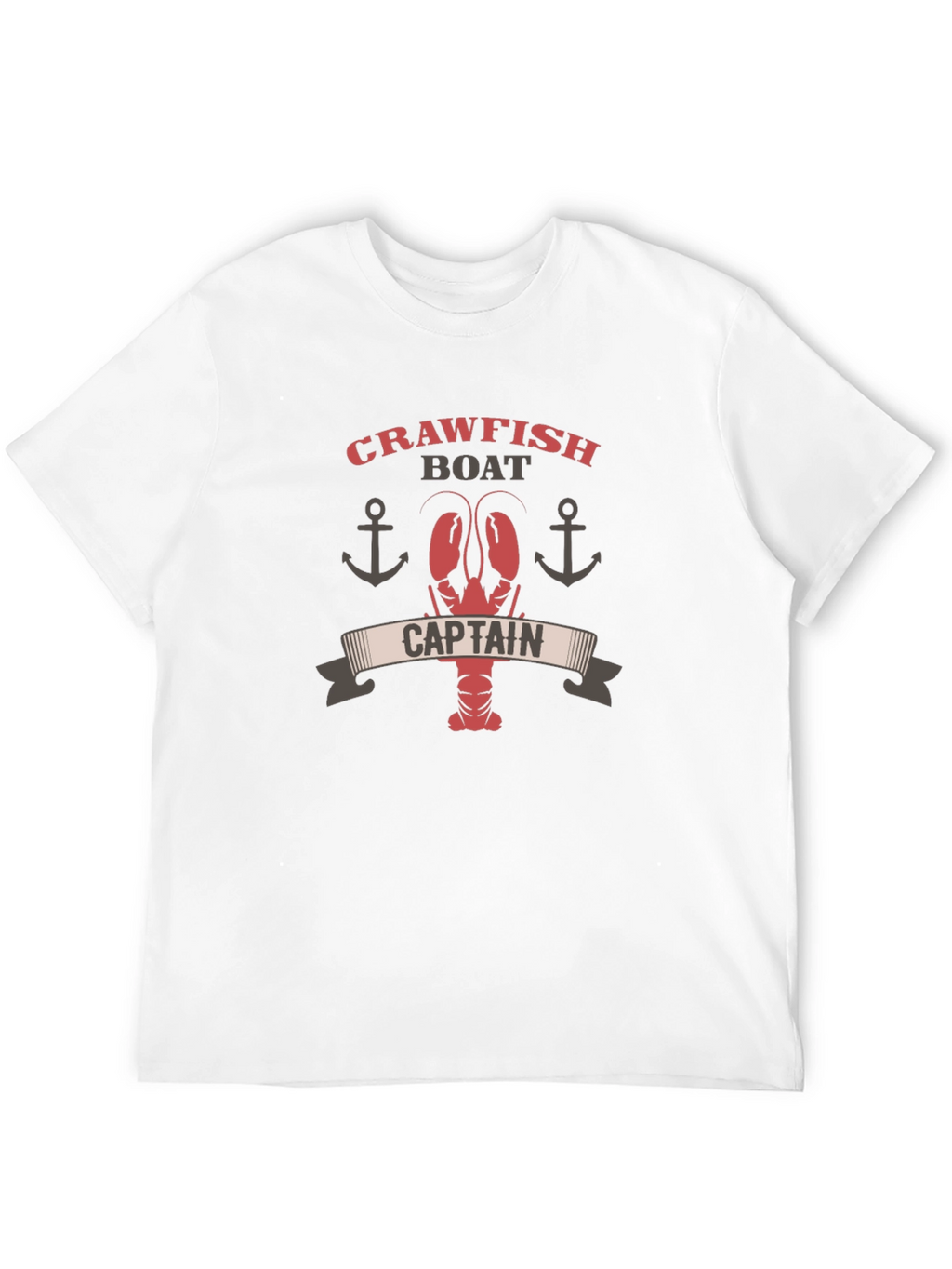 Crawfish Boat Captain Graphic T-Shirt