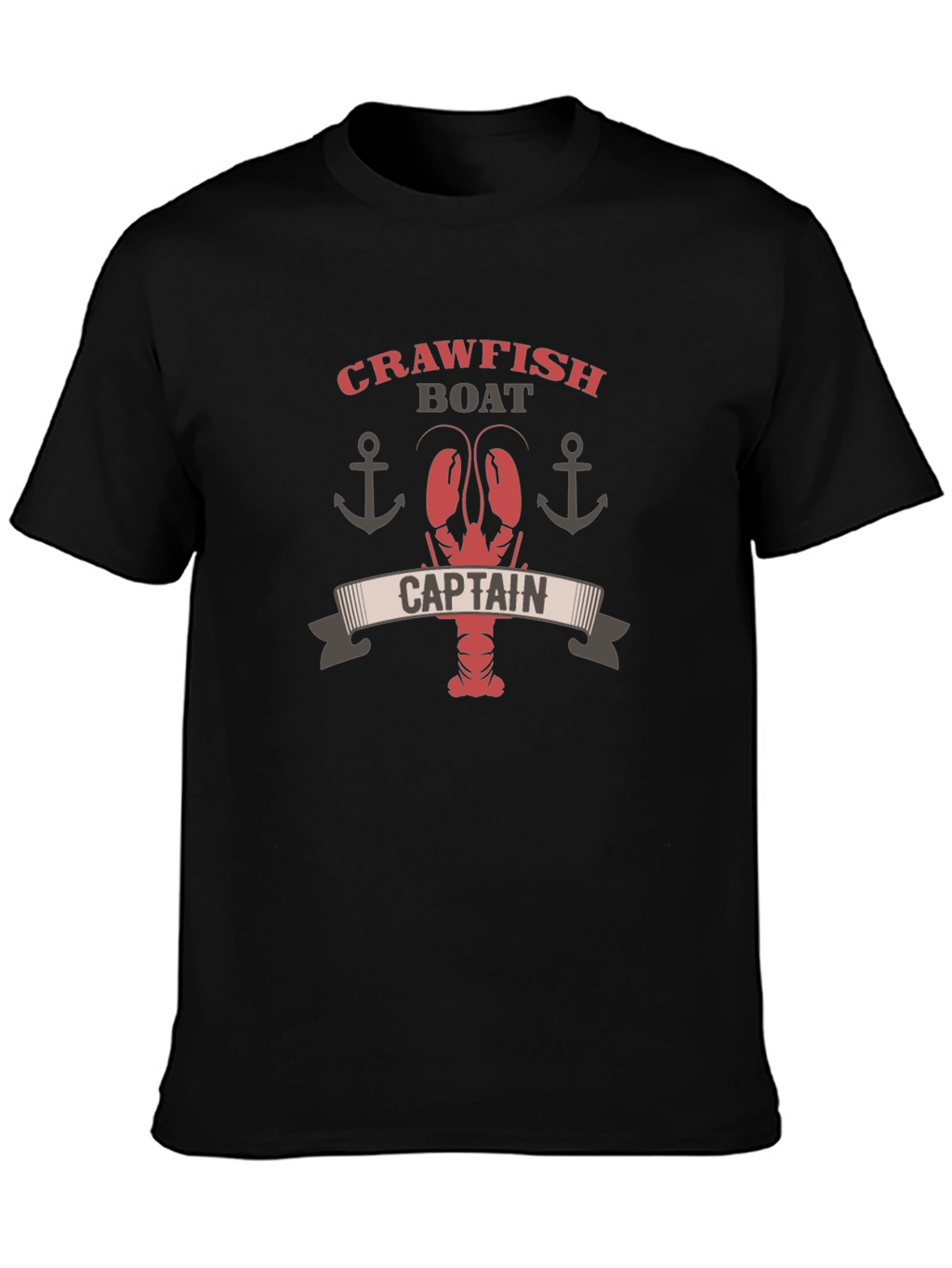 Crawfish Boat Captain Graphic T-Shirt