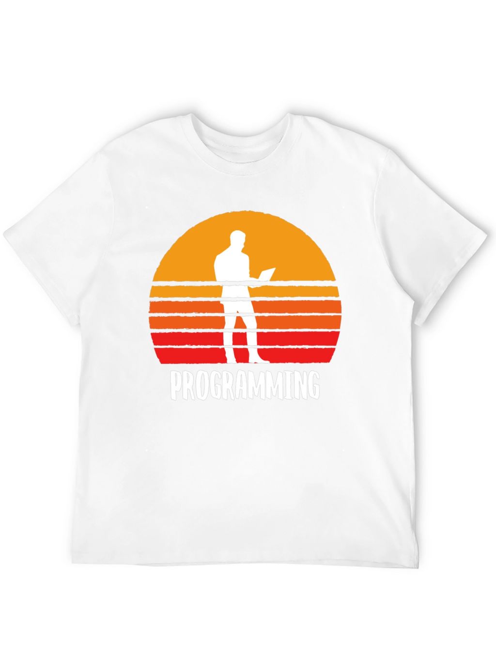 Programming Sunset Graphic T-Shirt - Coder Gift
